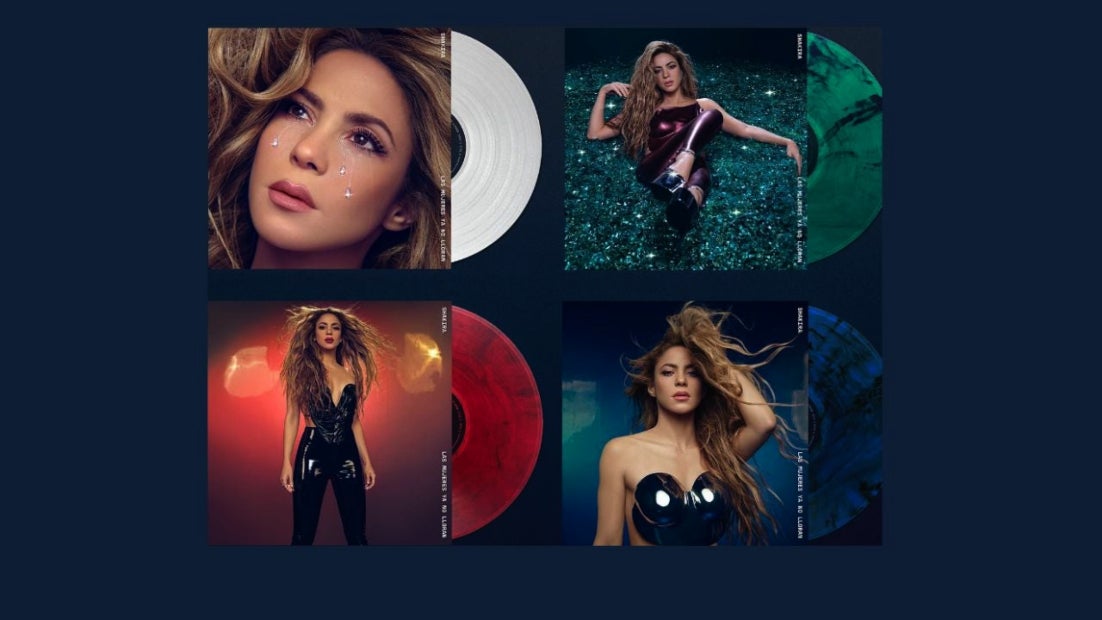 Així són les quatre portades del nou disc de Shakira - Sony