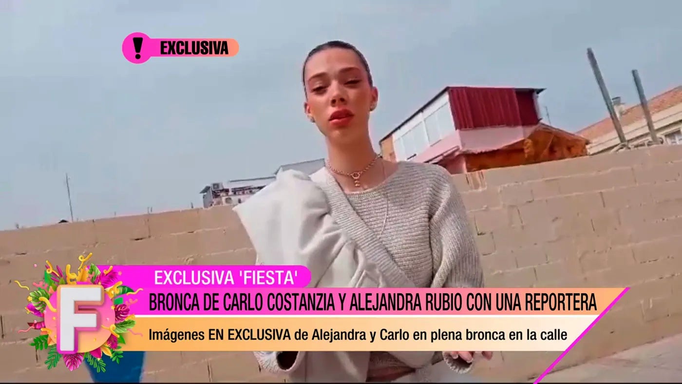 Alejandra Rubio esclata davant de càmera - Telecinco