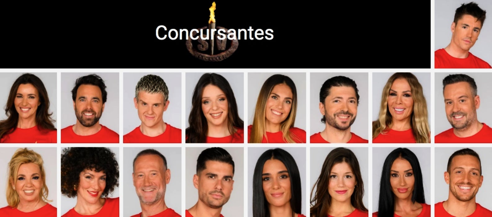 Aquests són els concursants de la nova edició de Supervivientes - Telecinco