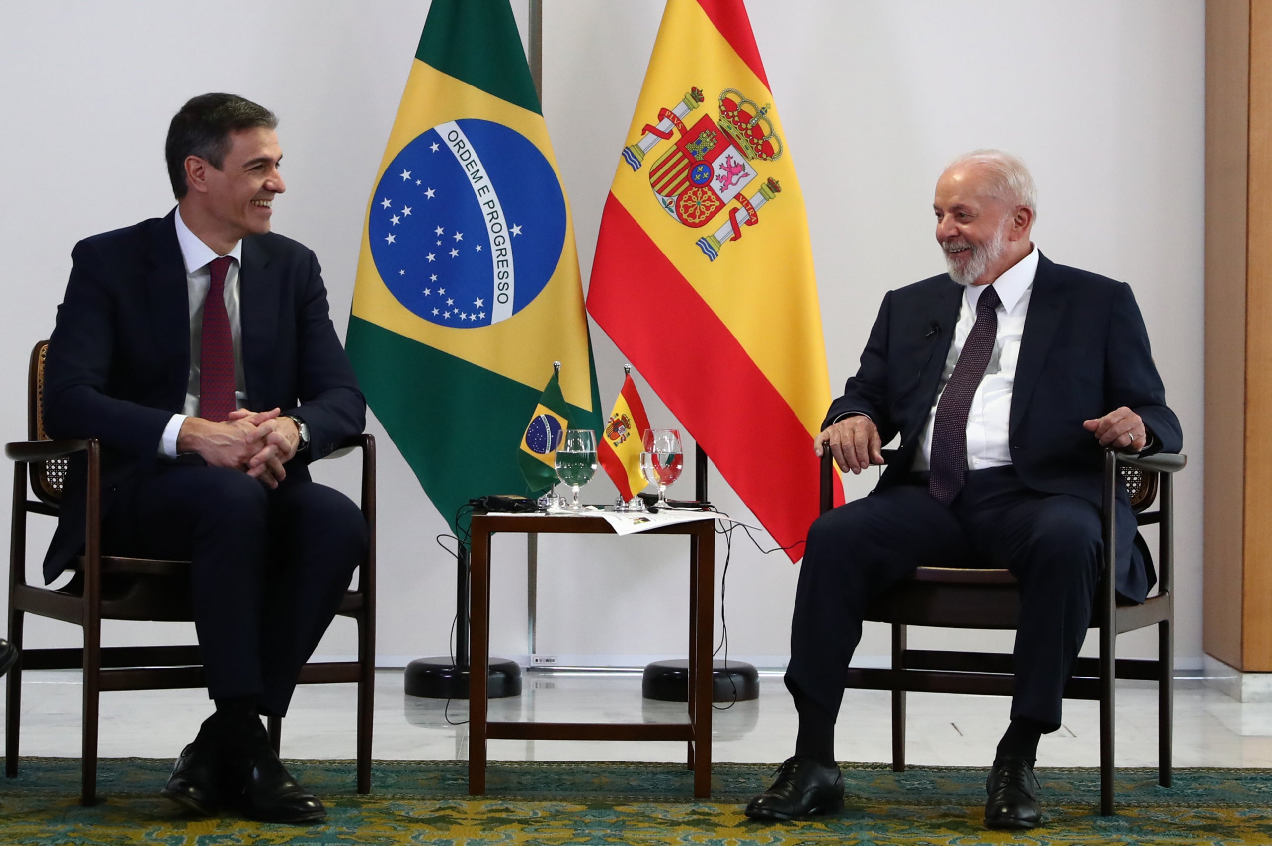 pedro Sánchez amb Lula da Silva/Moncloa