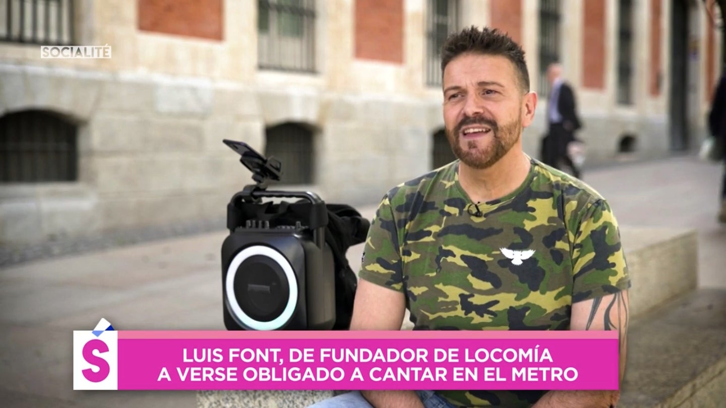Luis Font tiene que pedir dinero al metro perquè està arruïnato - Telecinco
