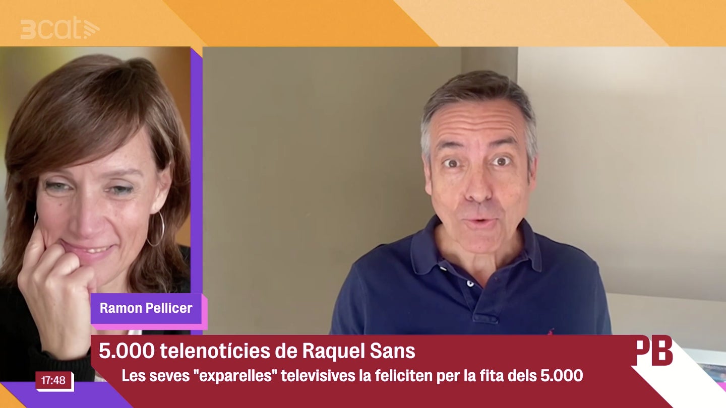 Raquel Sans rep el missatge més maco de les exparelles - TV3