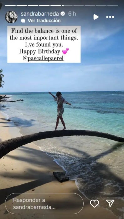 Sandra Barneda felicita l'aniversari a la nòvia - Instagram