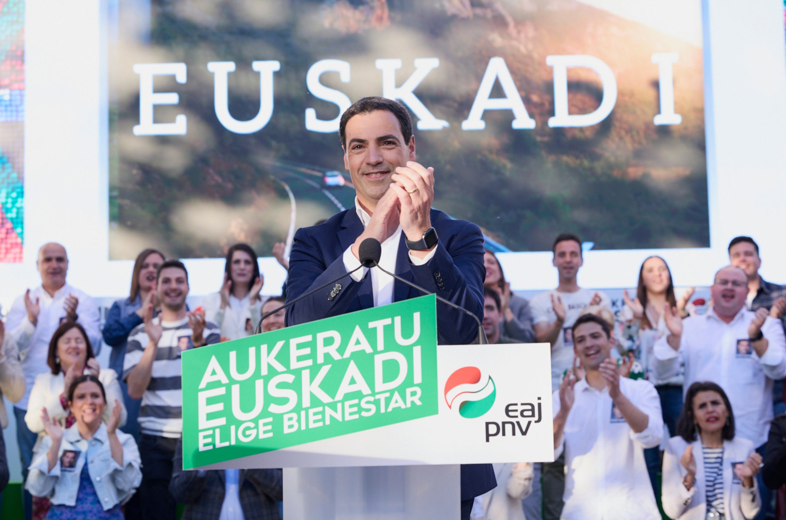 El candidat del PNB a les eleccions al País Basc, Imanol Pradales / ACN