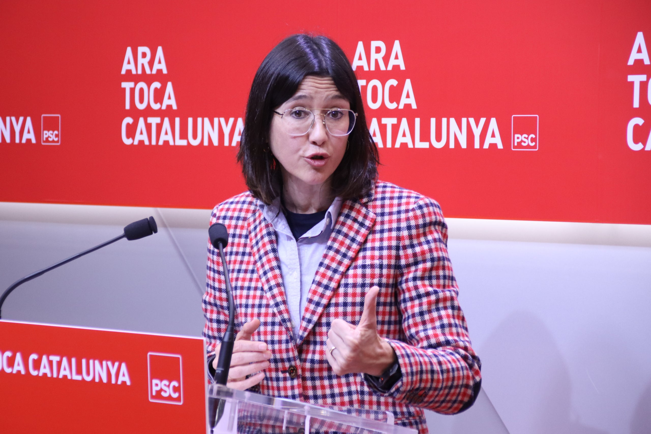 La portaveu del PSC i alcaldessa de Santa Coloma, Núria Parlon / ACN