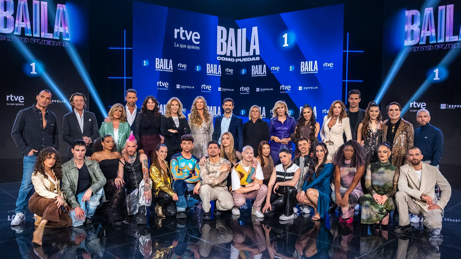 Aquests són els concursants i membres de l'equip de Baila como puedas - TVE