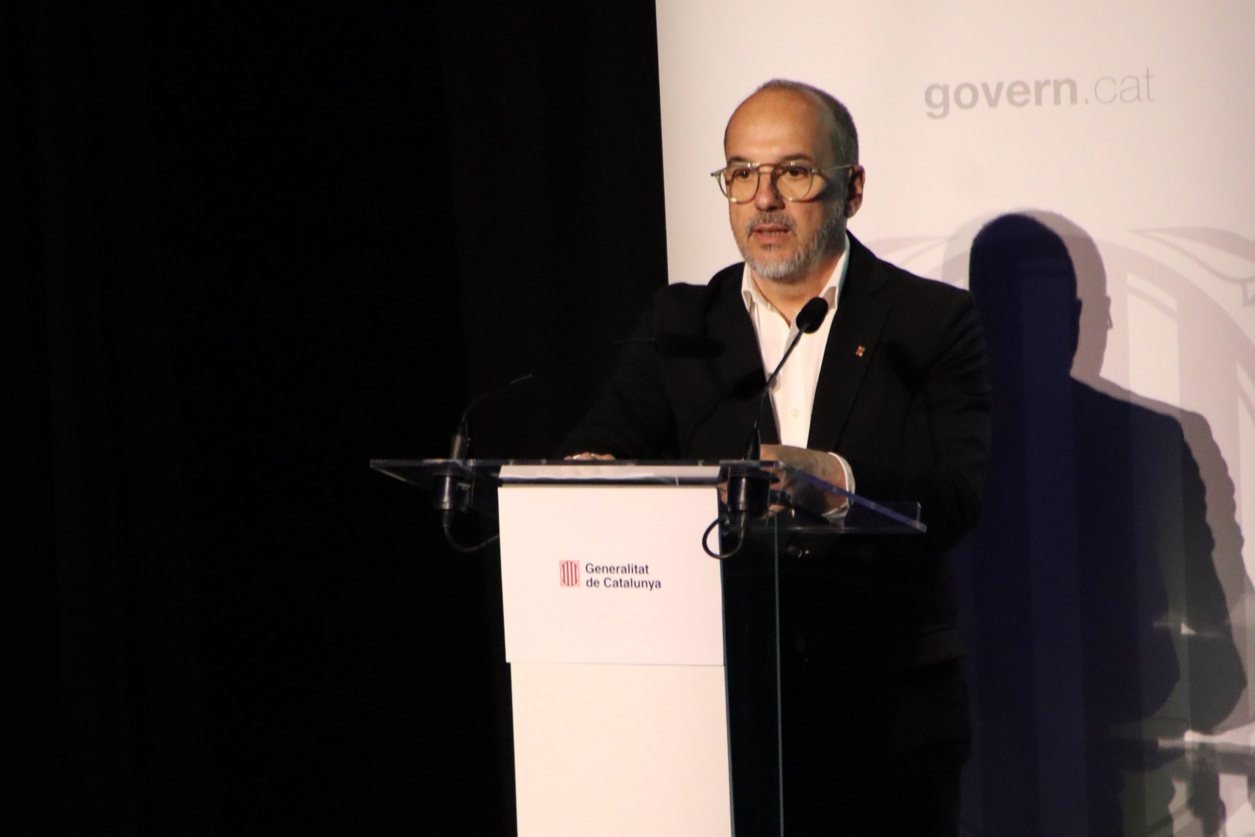 El conseller de Drets Socials, Carles Campuzano, en un acte a Barcelona / ACN (Blanca Blay)