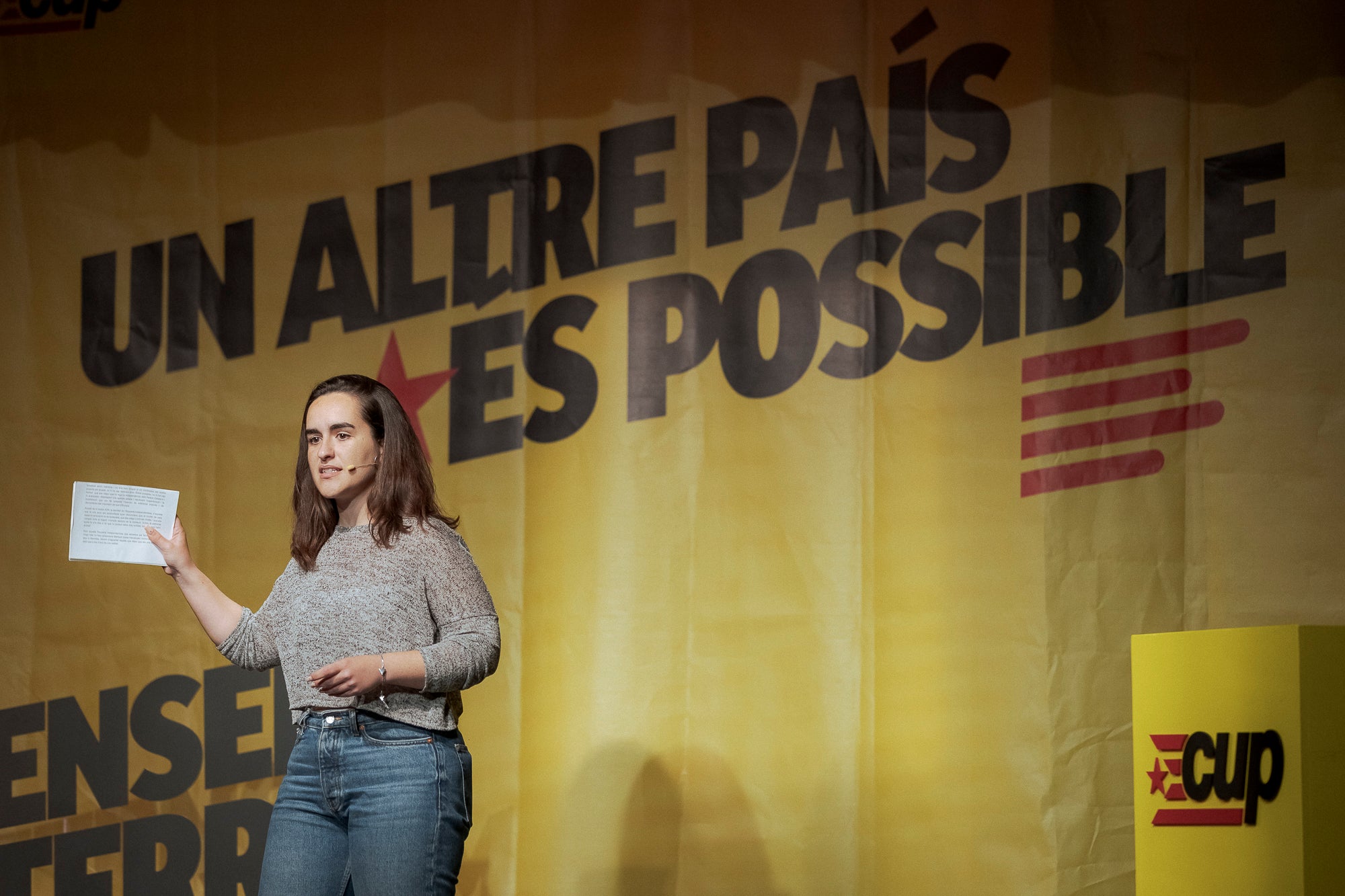 La candidata de la CUP a las elecciones del 12-M, Mar Ampurdanès / Candidatura de Unidad Popular