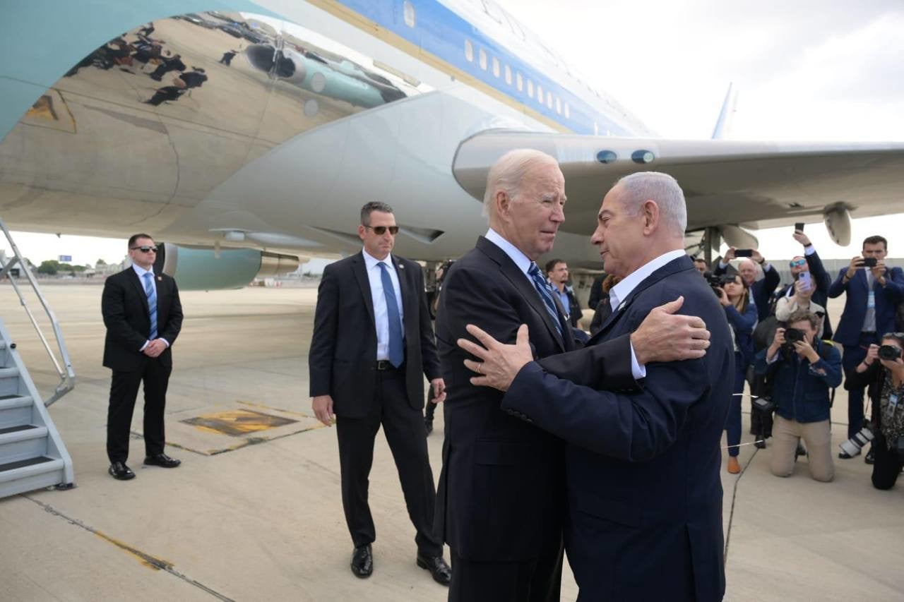 Imatge d'arxiu del president dels Estats Units, Joe Biden, en una trobada amb el president d'Israel, Benjamin Netanyahu / ACN