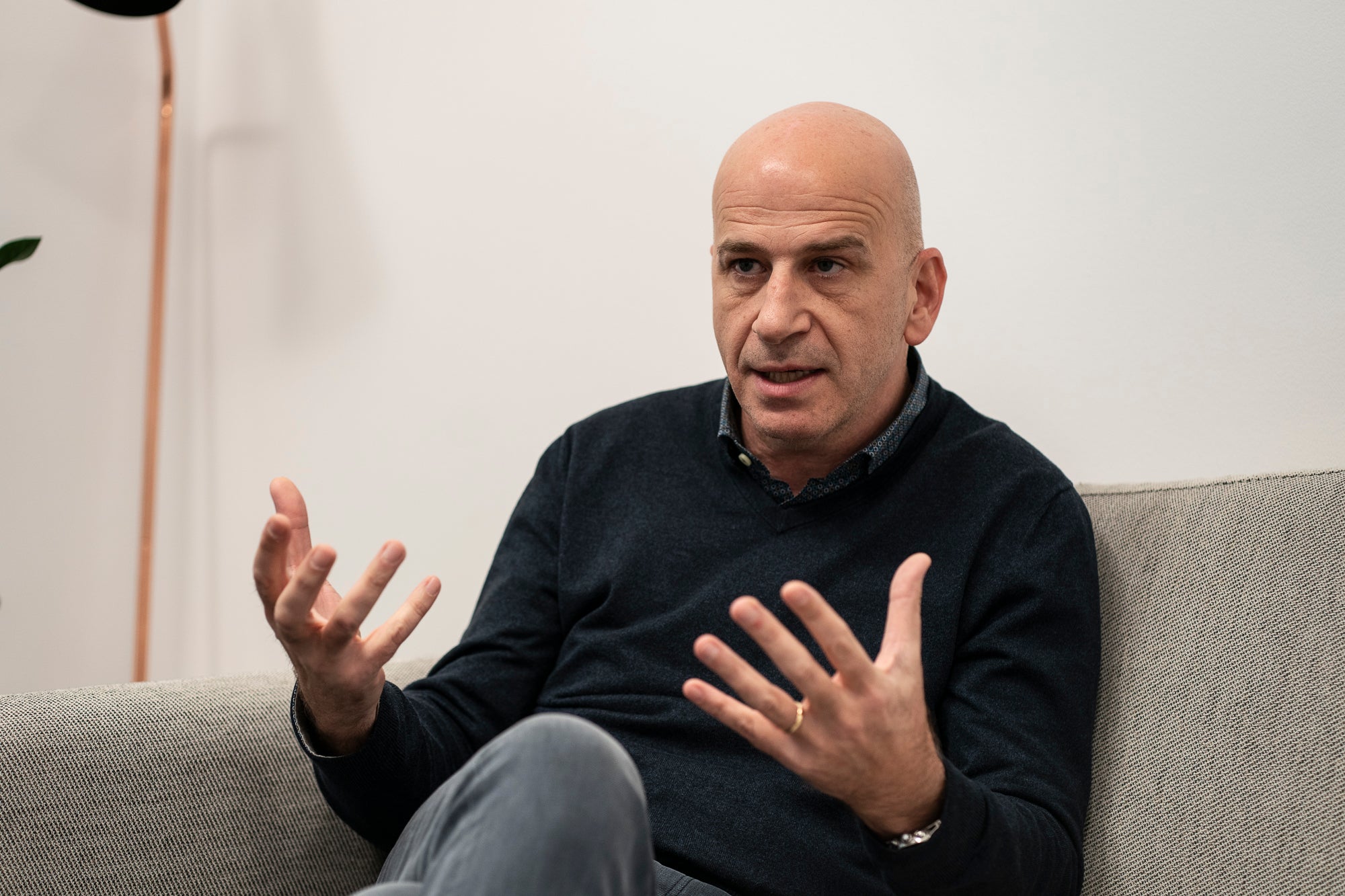 Xavi Coral, periodista i presentador del TN de TV3. Barcelona 10-04-2024 / Mireia Comas