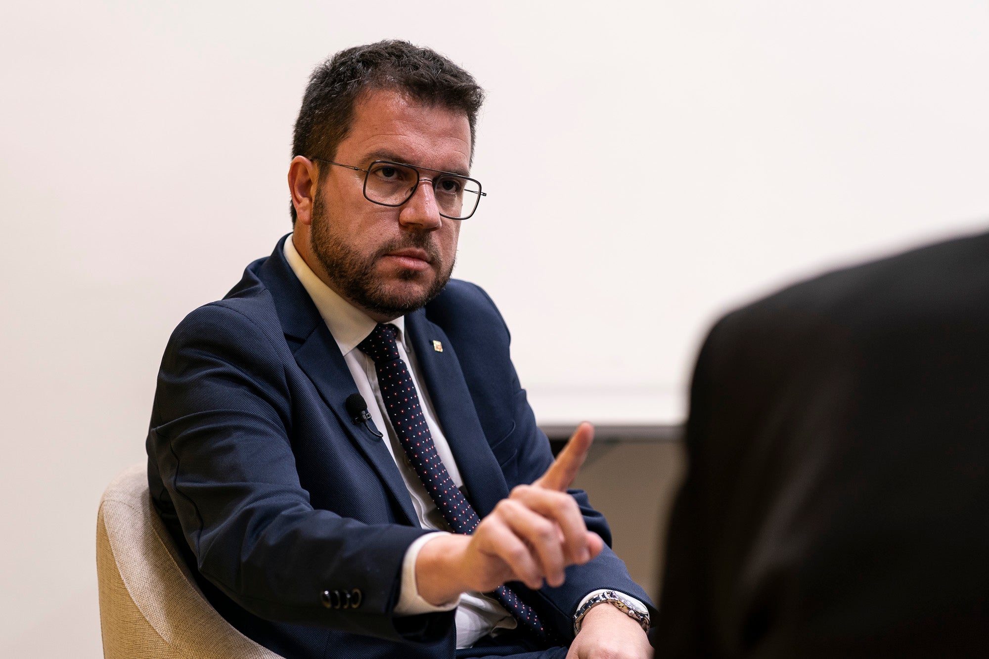 Pere Aragonès, Actual president de la Generalitat, i candidat d'Esquerra Republicana de Catalunya en les pròximes eleccions autonòmiques Barcelona 22-04-2024 / Mireia Comas