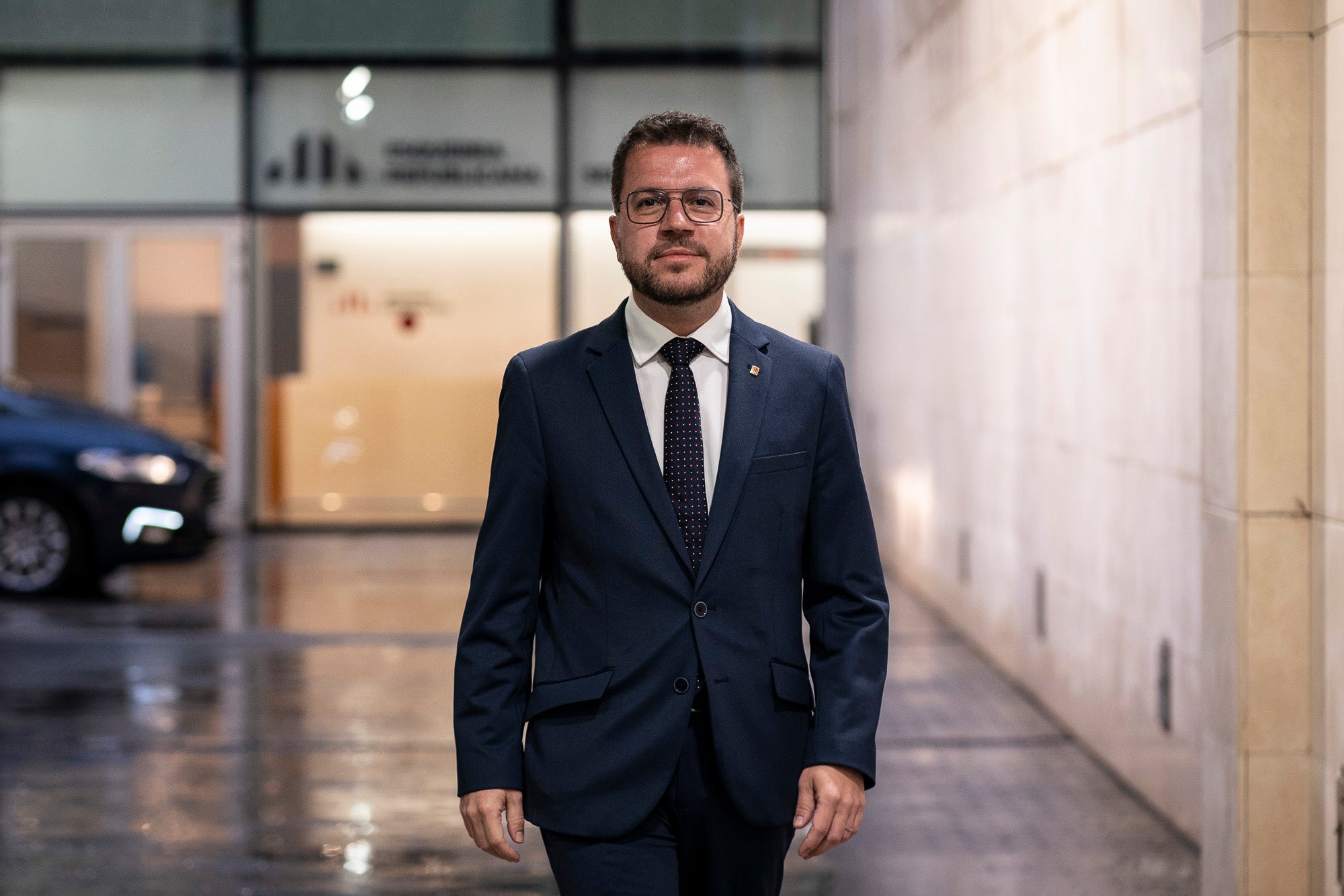 Pere Aragonès, Actual president de la Generalitat, i candidat d'Esquerra Republicana de Catalunya en les pròximes eleccions autonòmiques Barcelona 22-04-2024 / Mireia Comas