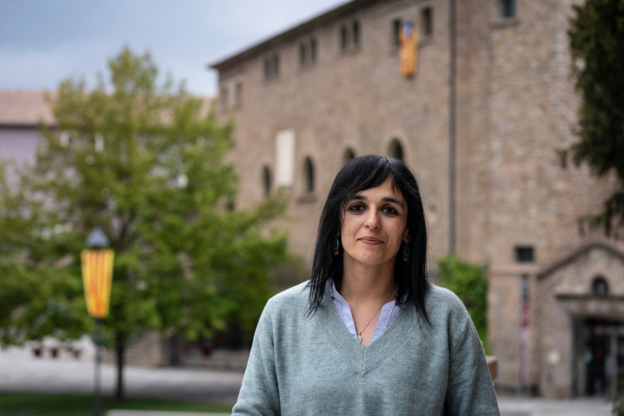 Sílvia Orriols, alcaldessa de Ripoll i presidenta del partit d'extrema dreta Aliança Catalana. Ripoll 26-04-2024 / Mireia Comas