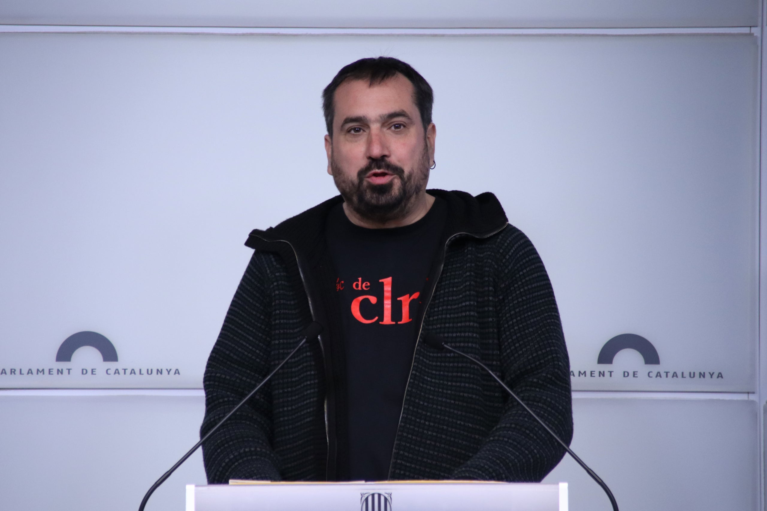 El número 1 de la CUP per Girona, Dani Cornellà, al Parlament / ACN