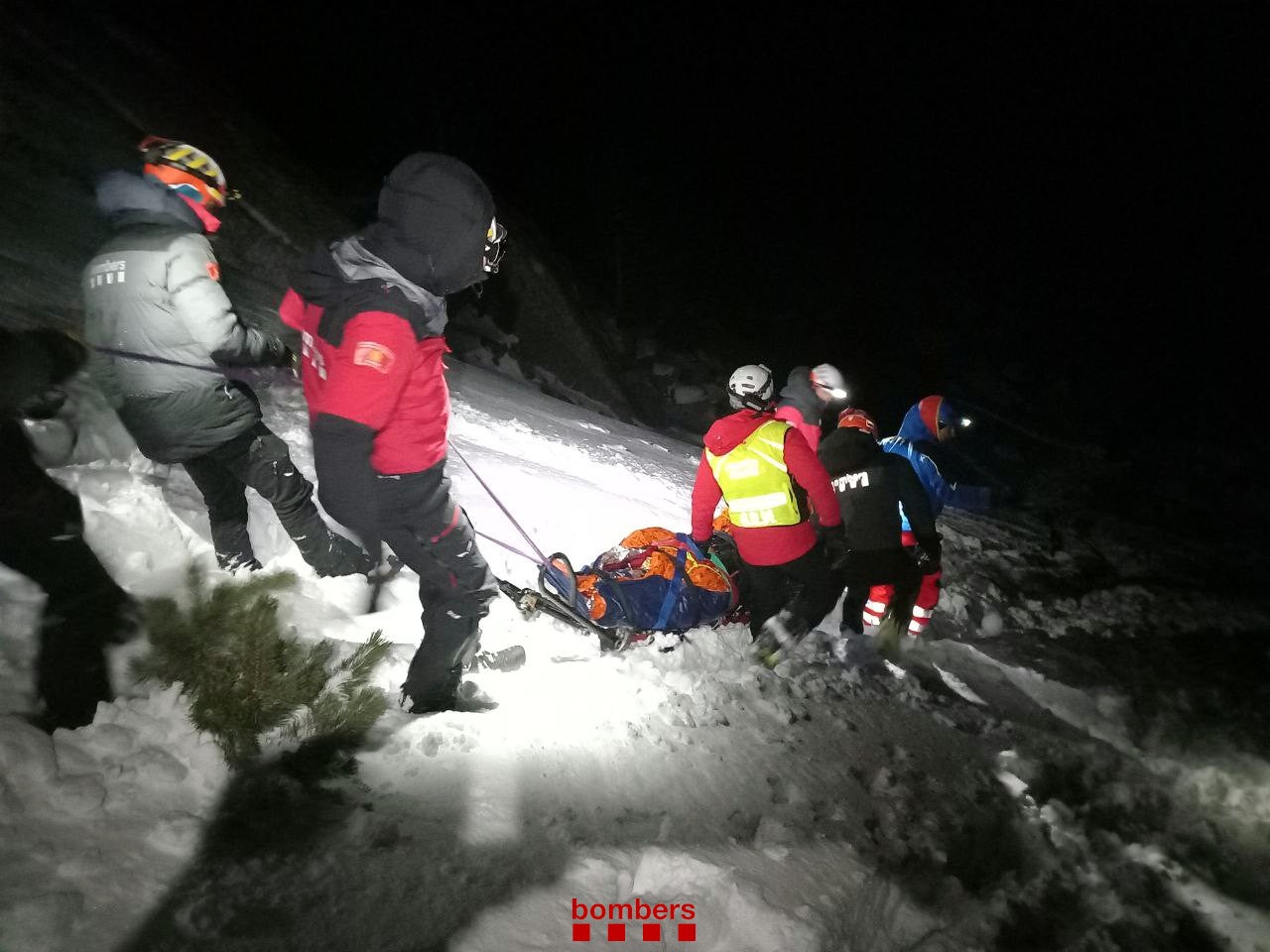 Rescat dels dos excursionistes accidentats al Parc Nacional d'Aigüestortes, al Pallars Sobirà / Bombers de la Generalitat
