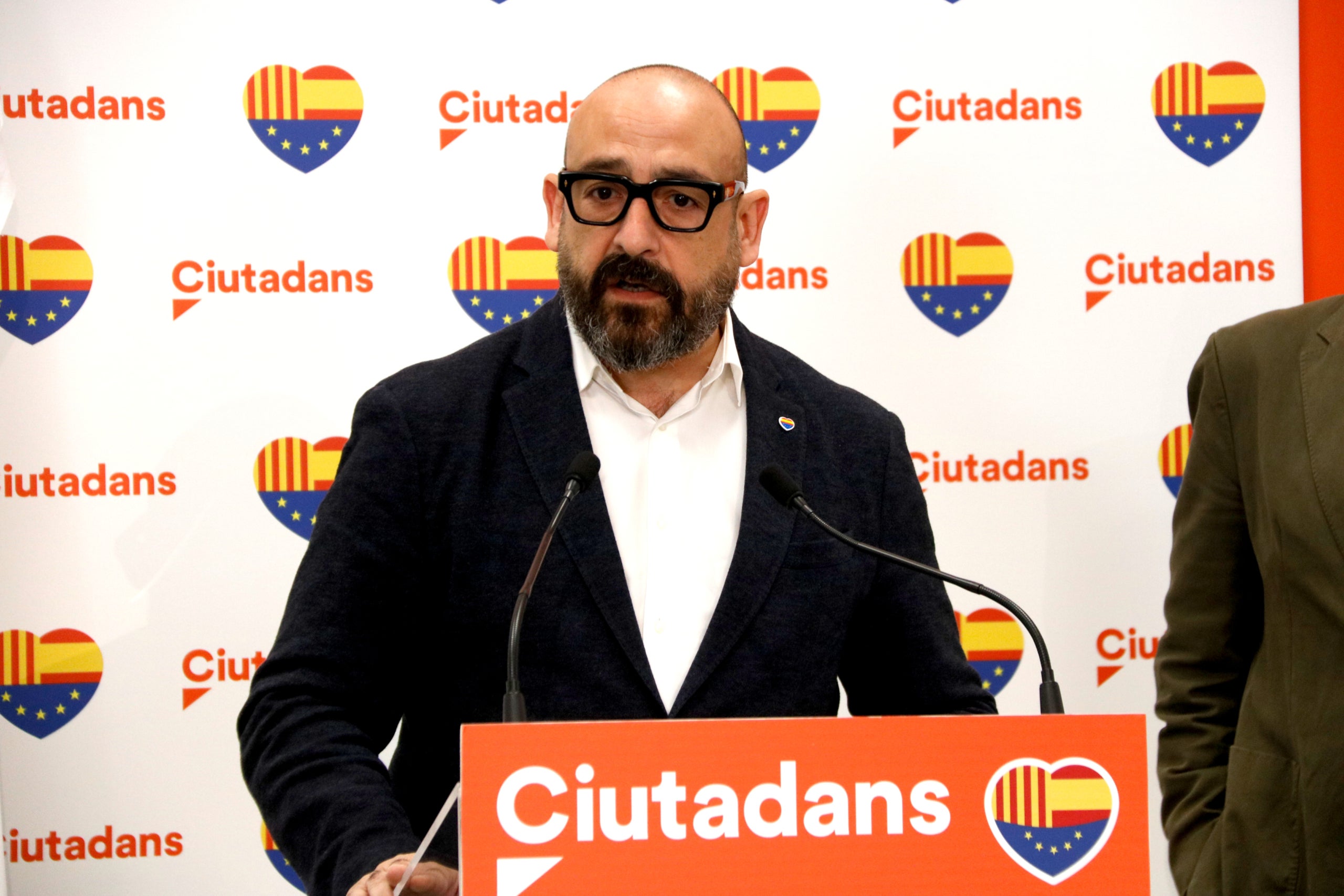 El cap de campanya de Ciutadans, Jordi Cañas, en una roda de premsa / ACN