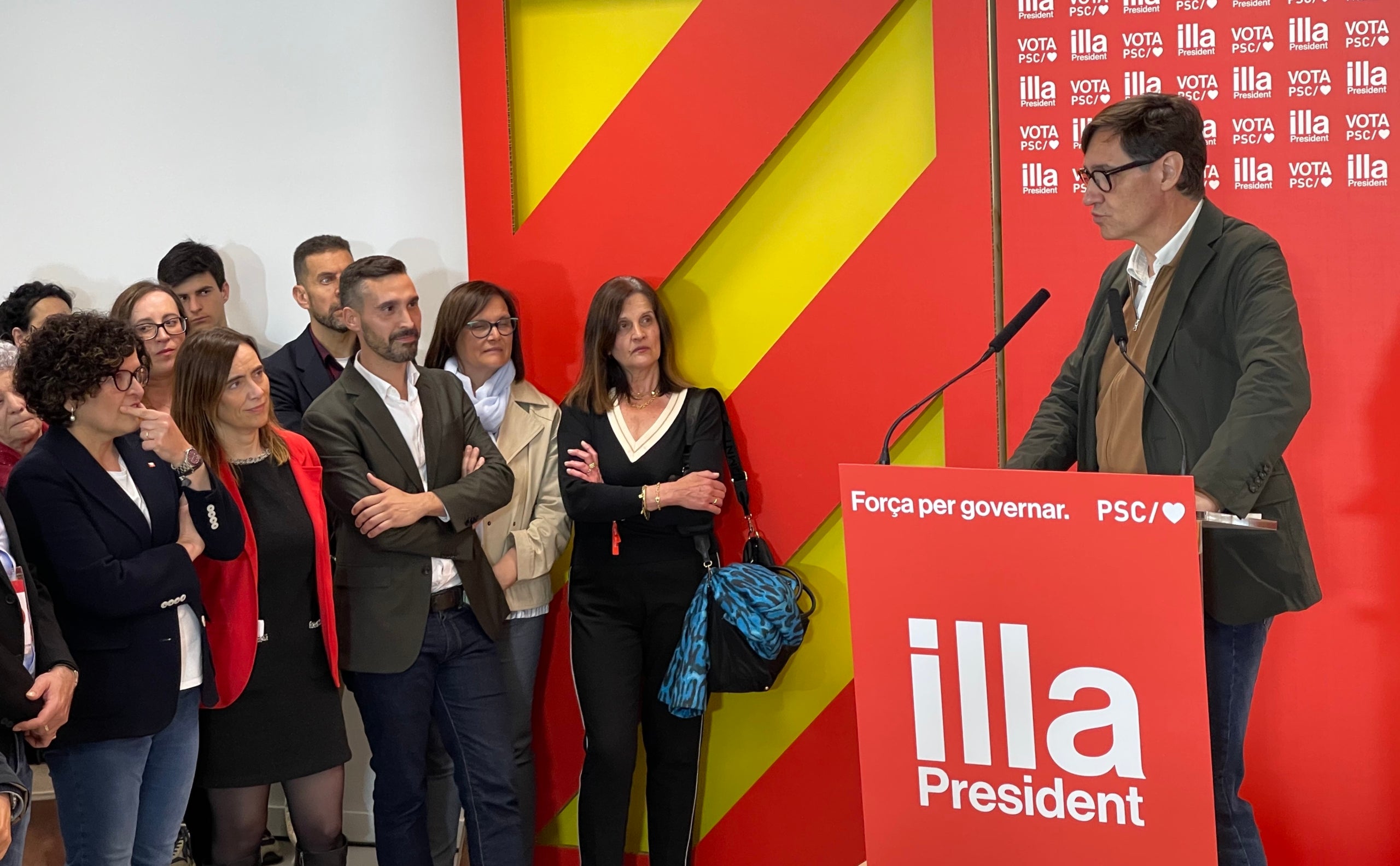 Salvador Isla, en un momento de la campaña a Reus/Quico Sallés