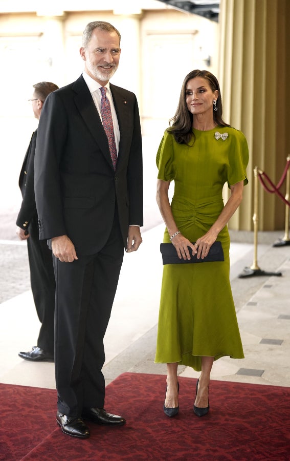 Letícia, amb un dels vestits de la marca de Victoria Beckham - Europa Press