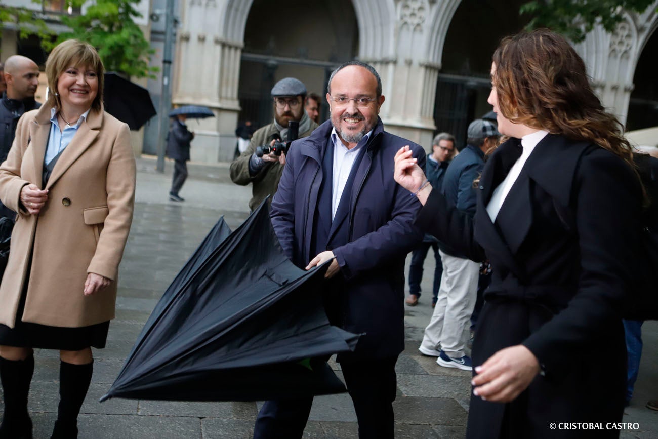 Alejandro Fernández a Terrassa sota la pluja/Cristóbal Castro