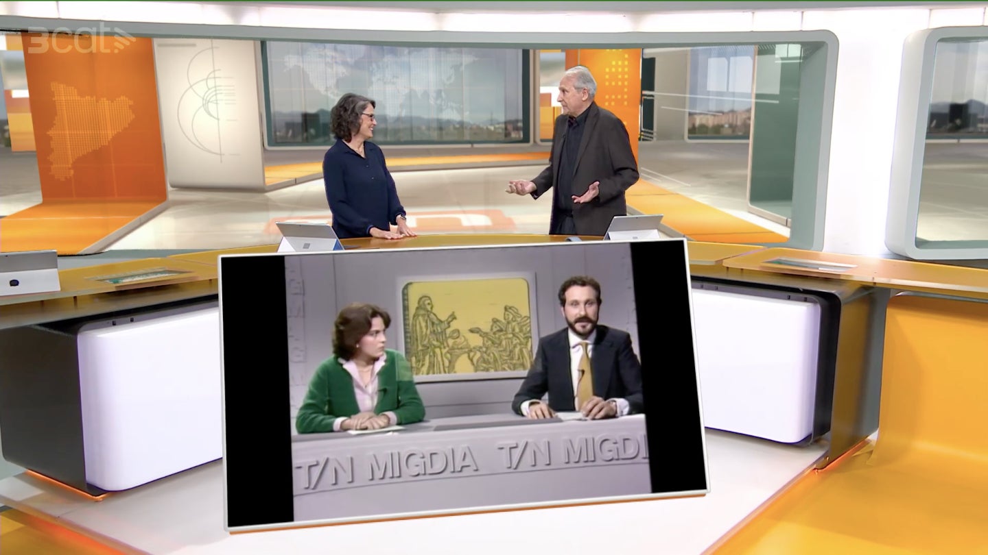 Moment emotiu al TN Migdia - TV3