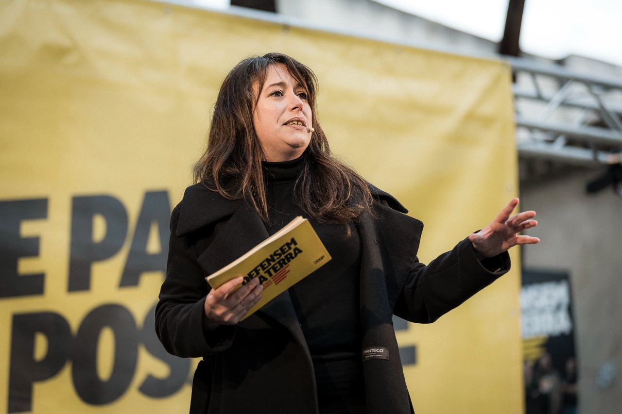 La candidata de la CUP a les eleccions del 12-M, Laure Vega / Candidatura d'Unitat Popular