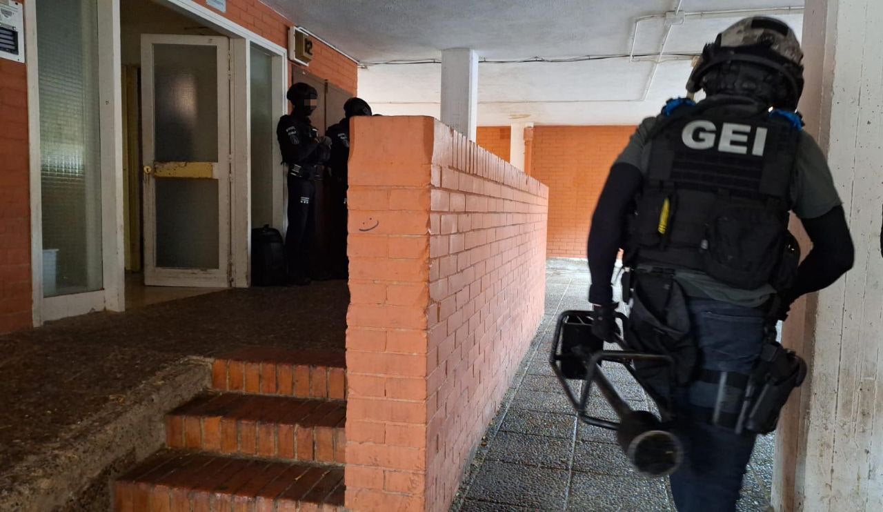 Membres del Grup Especial d'Intervenció (GEI) dels Mossos d'Esquadra en una actuació/MDE