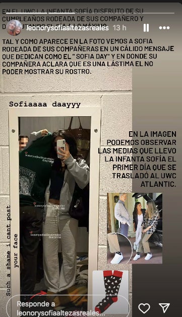 Una amiga de Sofia comparte una foto con ella - Instagram
