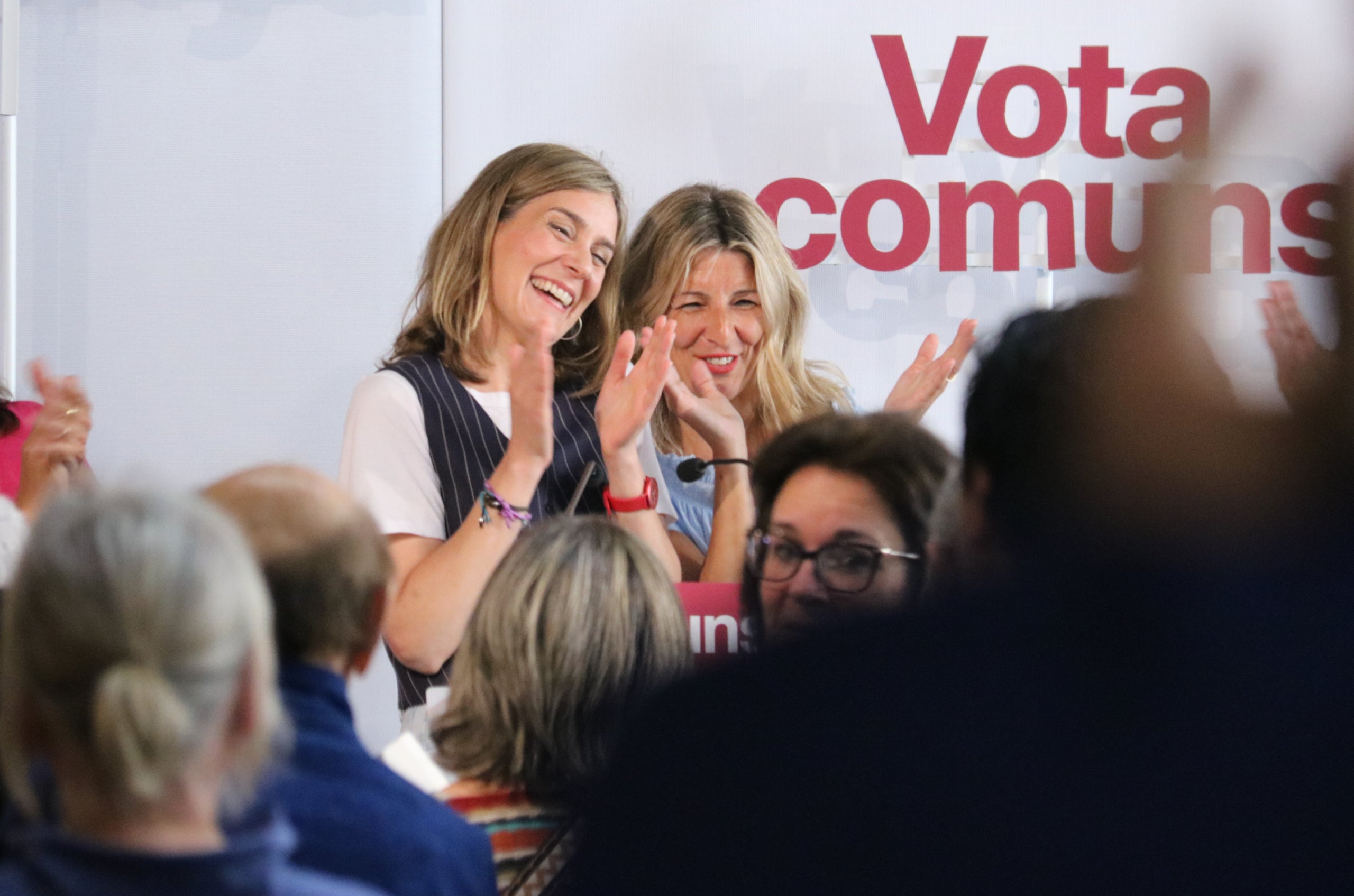 Yolanda Díaz ancoratge els Comuns perquè Jéssica Albiach sigui decisiva el 12-M | Gerard Artigas (ACN)