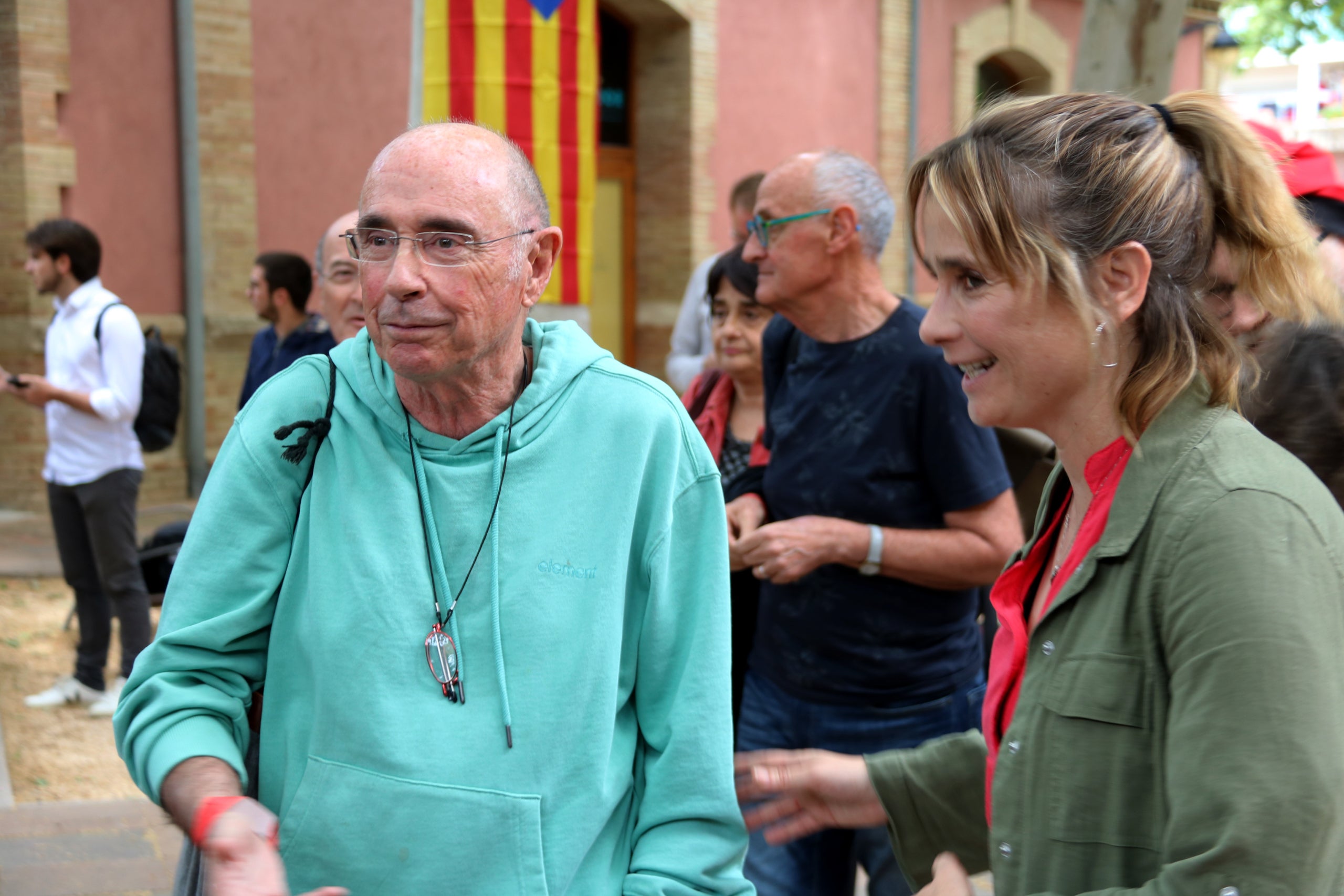 Lluís Llach, después de que el pasado sábado se suspendiera el pleno constitutivo del nuevo Secretariado Nacional del ANC / ACN