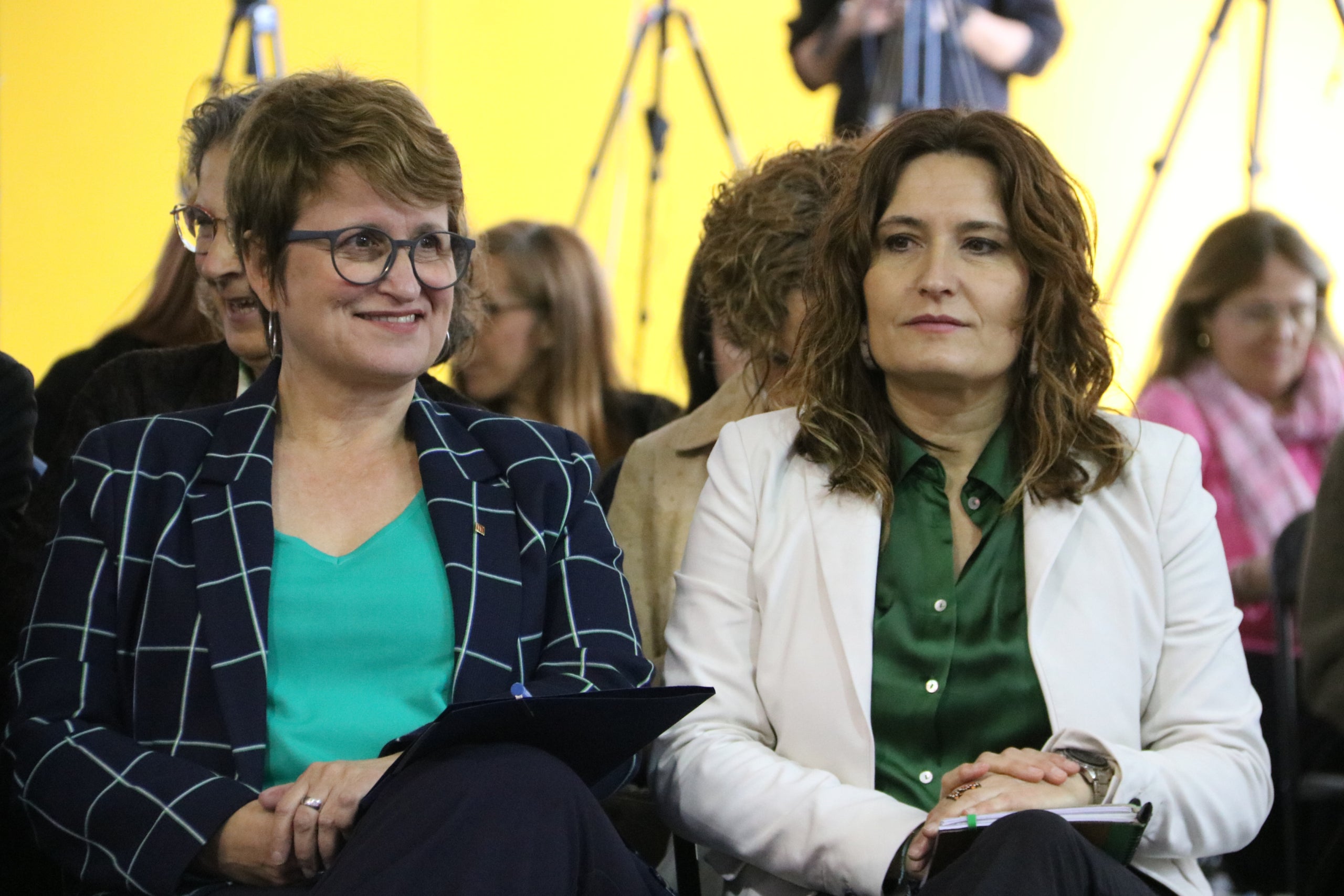 La consellera d'Educació, Anna Simó, i la vicepresidenta del Govern, Laura Vilagrà / ACN