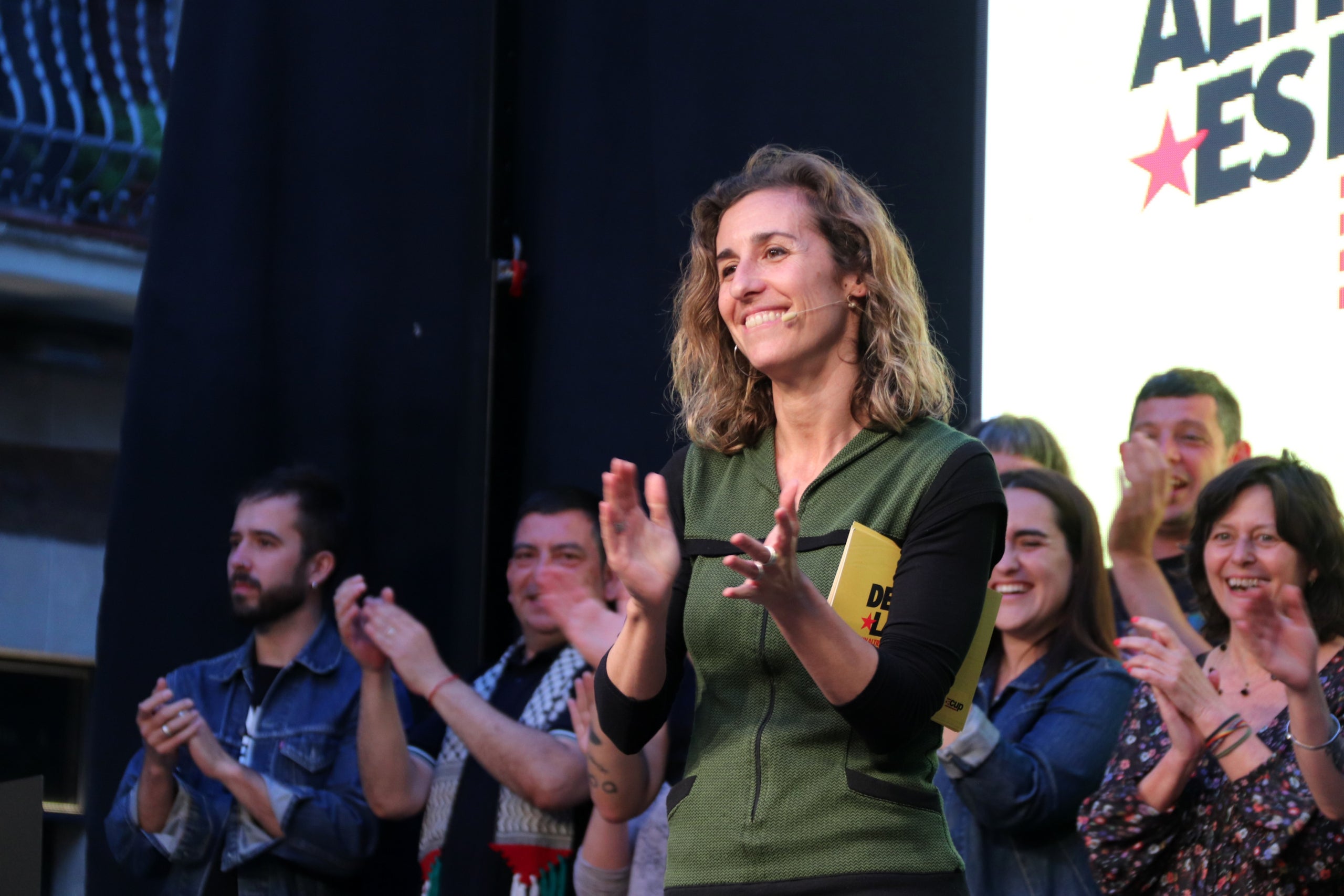 La cap de llista de la CUP per Barcelona, Laia Estrada / ACN