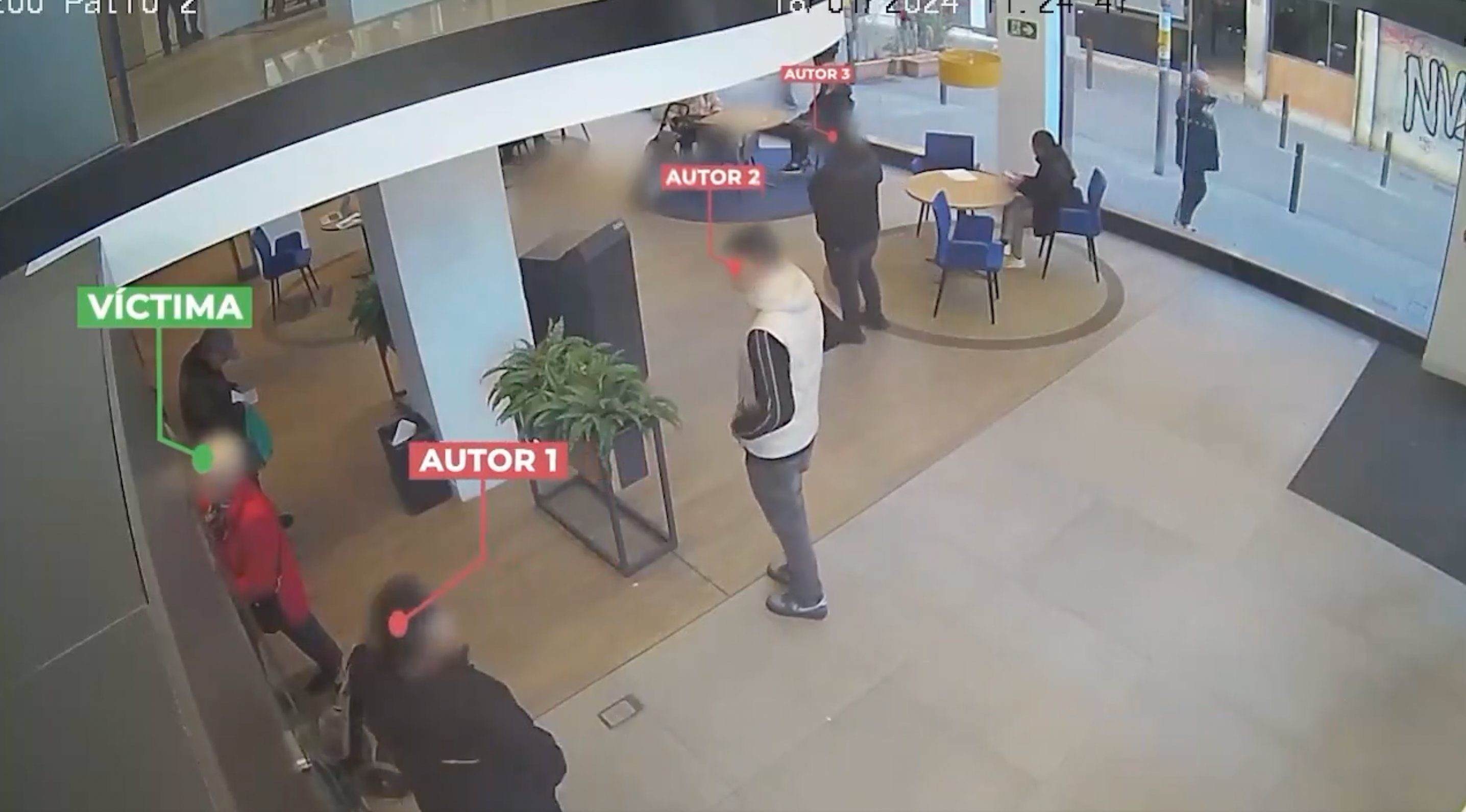 El grup criminal desmantellat pels Mossos d'Esquadra en plena acció / Mossos d'Esquadra
