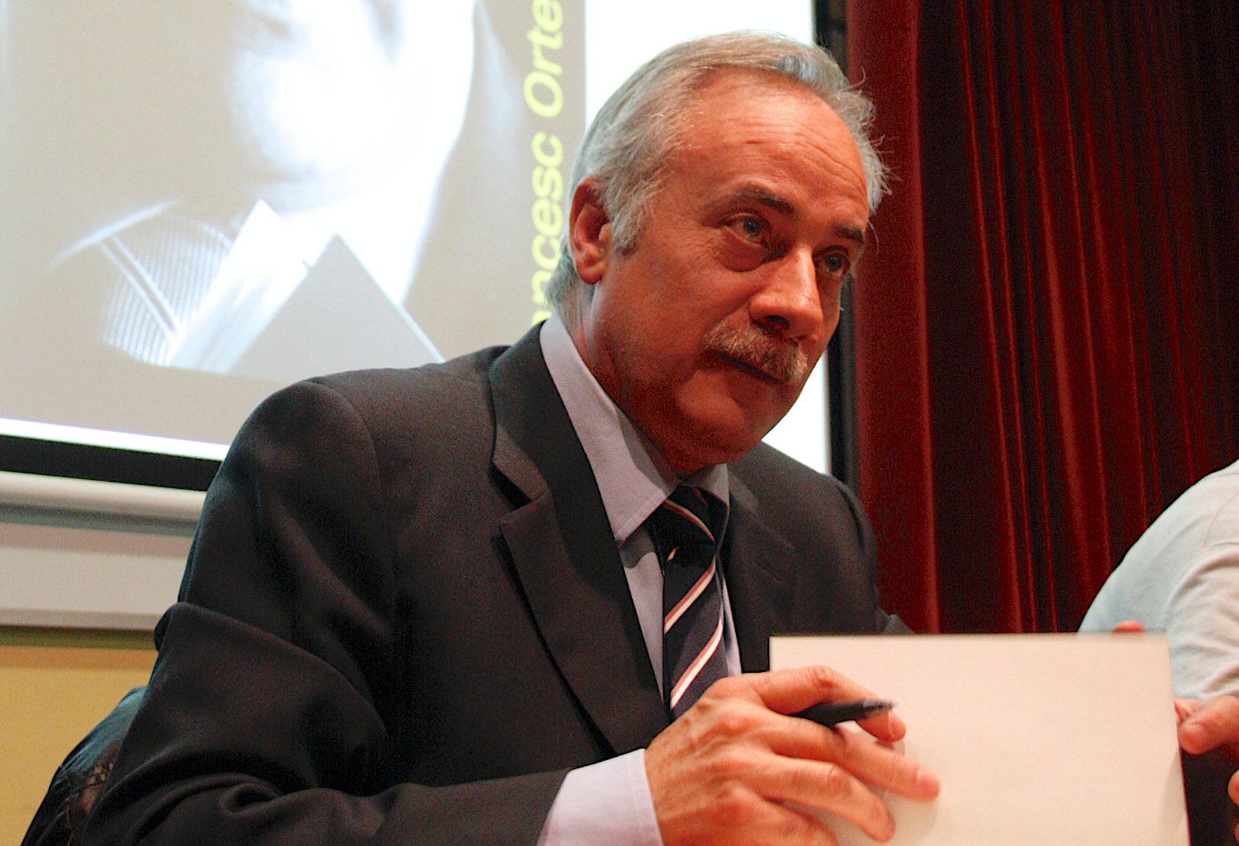 Joan Carretero, exregidor i exconseller d'ERC, en la presentació d'un llibre l'any 2010 / ACN
