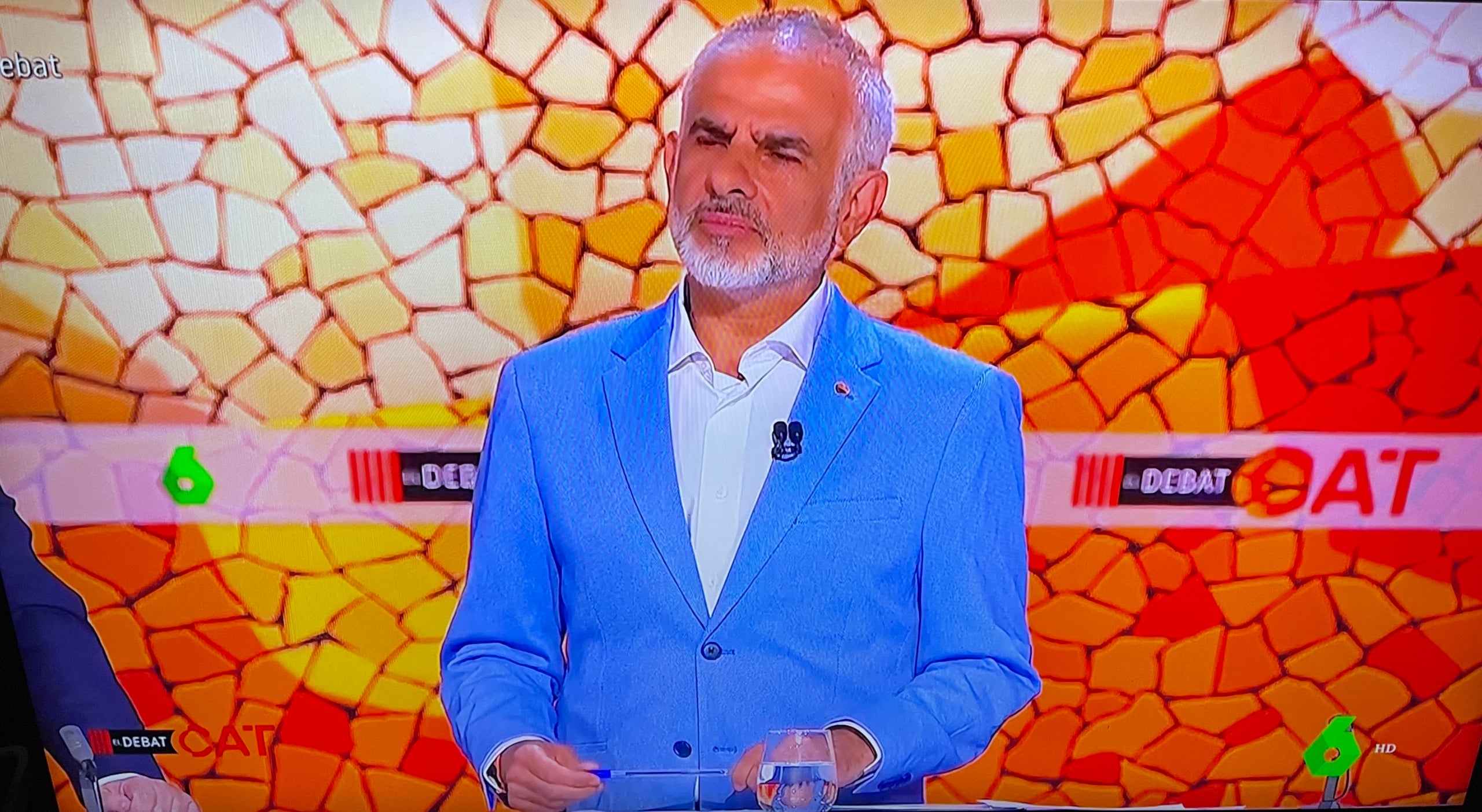 Carlos Carrizosa, en un moment del debat