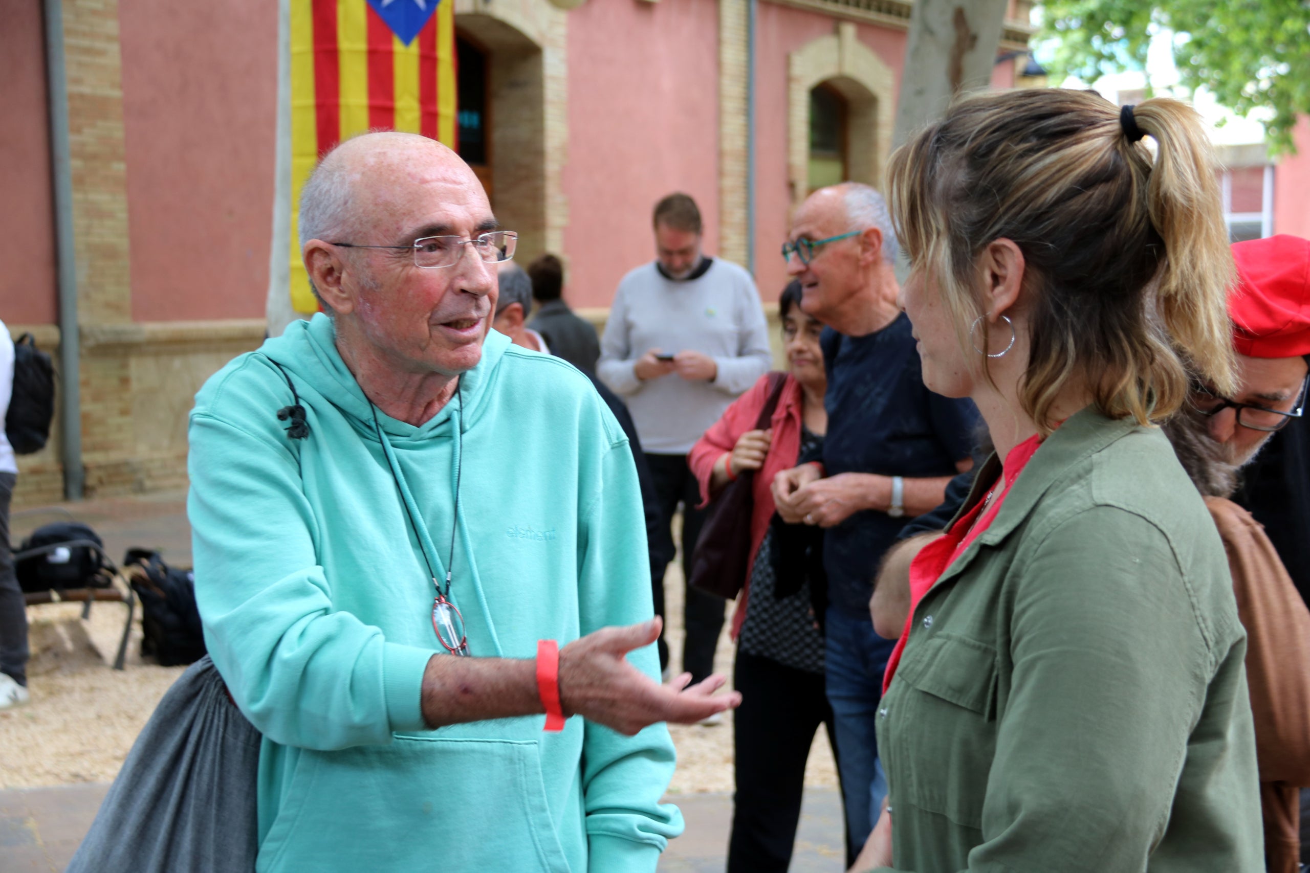 Lluís Llach després del ple del Secretariat Nacional de l'ANC en què ha intentat ser escollit president de l'entitat. Tot i tenir una majoria clara, no ha arribat als dos terços i caldrà repetir el ple / ACN