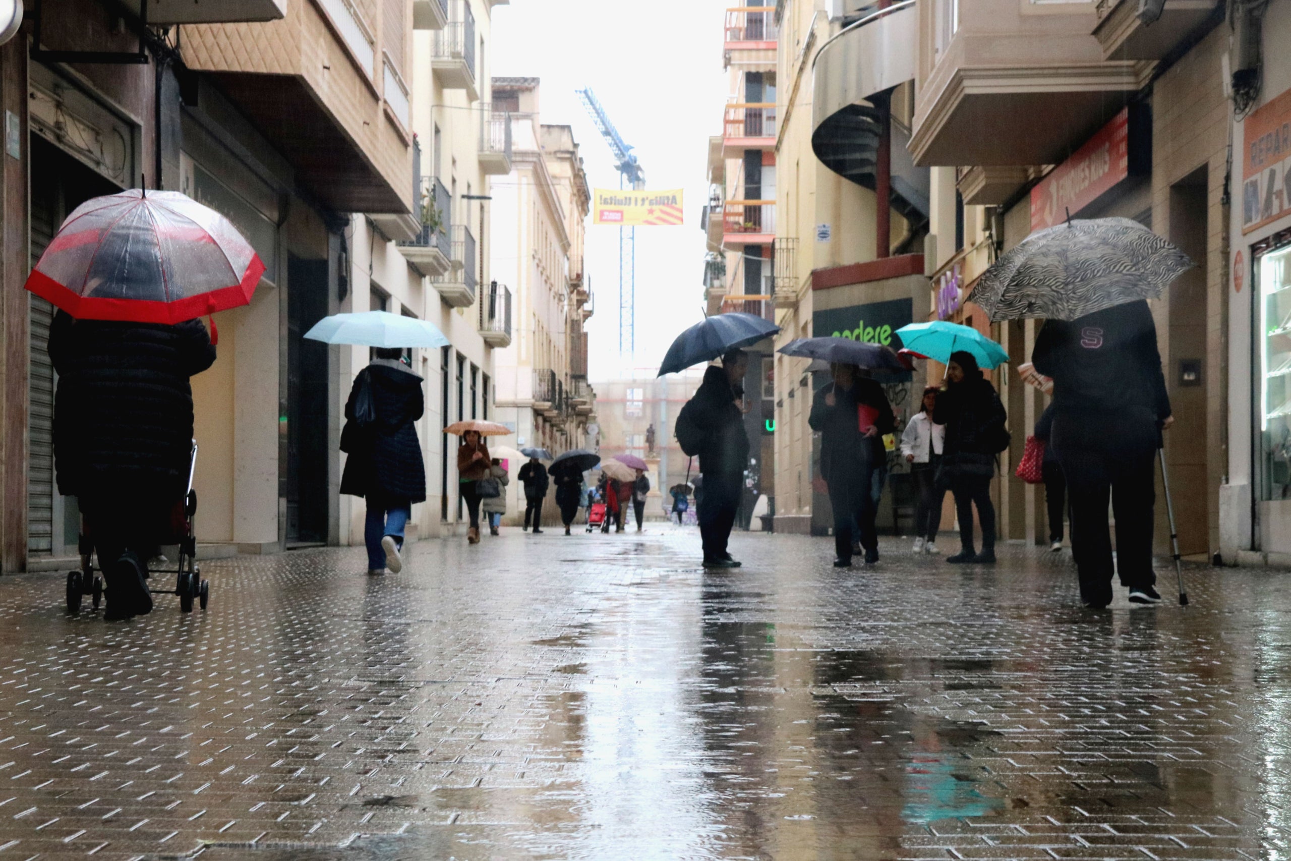 Imatge d'arxiu d'un dia de pluja a Vilanova i la Geltrú / ACN