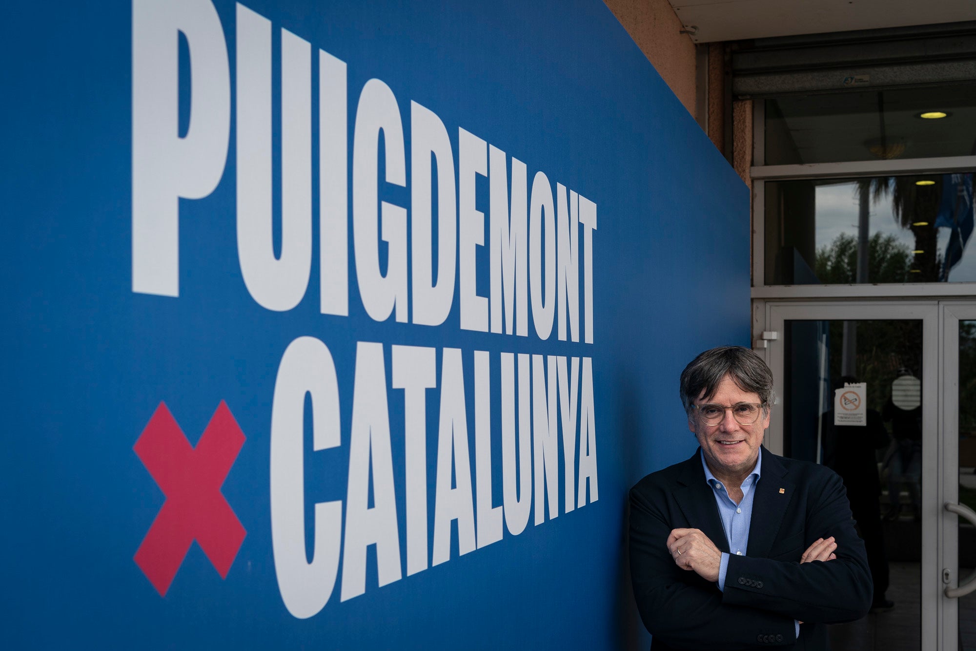 Carles Puigdemont, candidat de Junts a les eleccions del 12 de maig, Argelers 08-05-2024 / Mireia Comas
