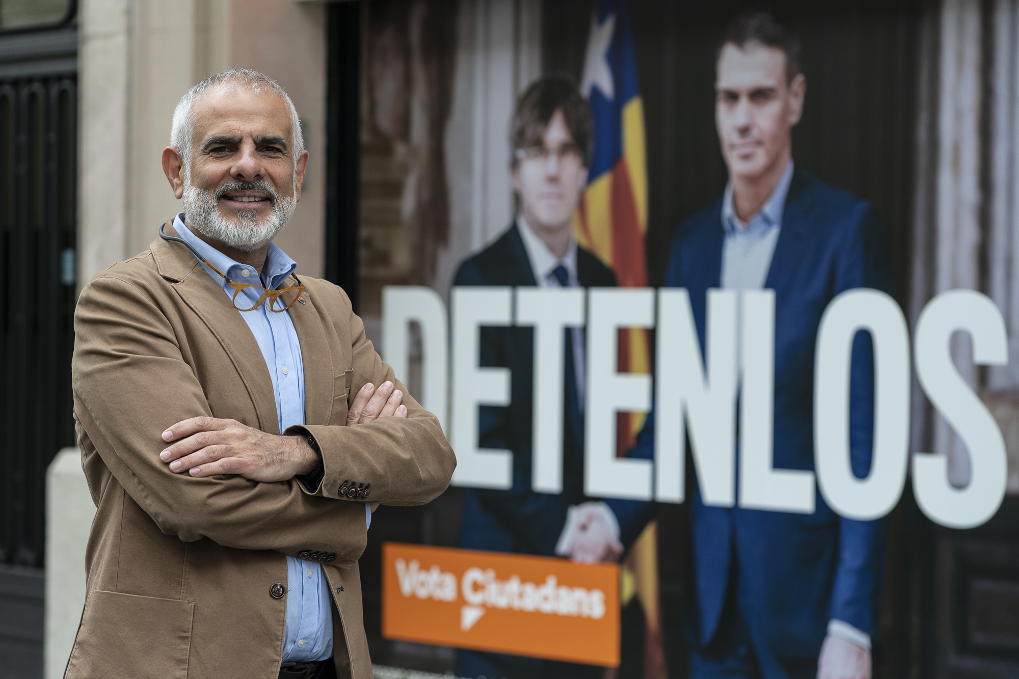 Carlos Carrizosa, cap de llista de Ciutadans a les eleccions del 12 de maig. Barcelona 30-04-2024 / Mireia Comas