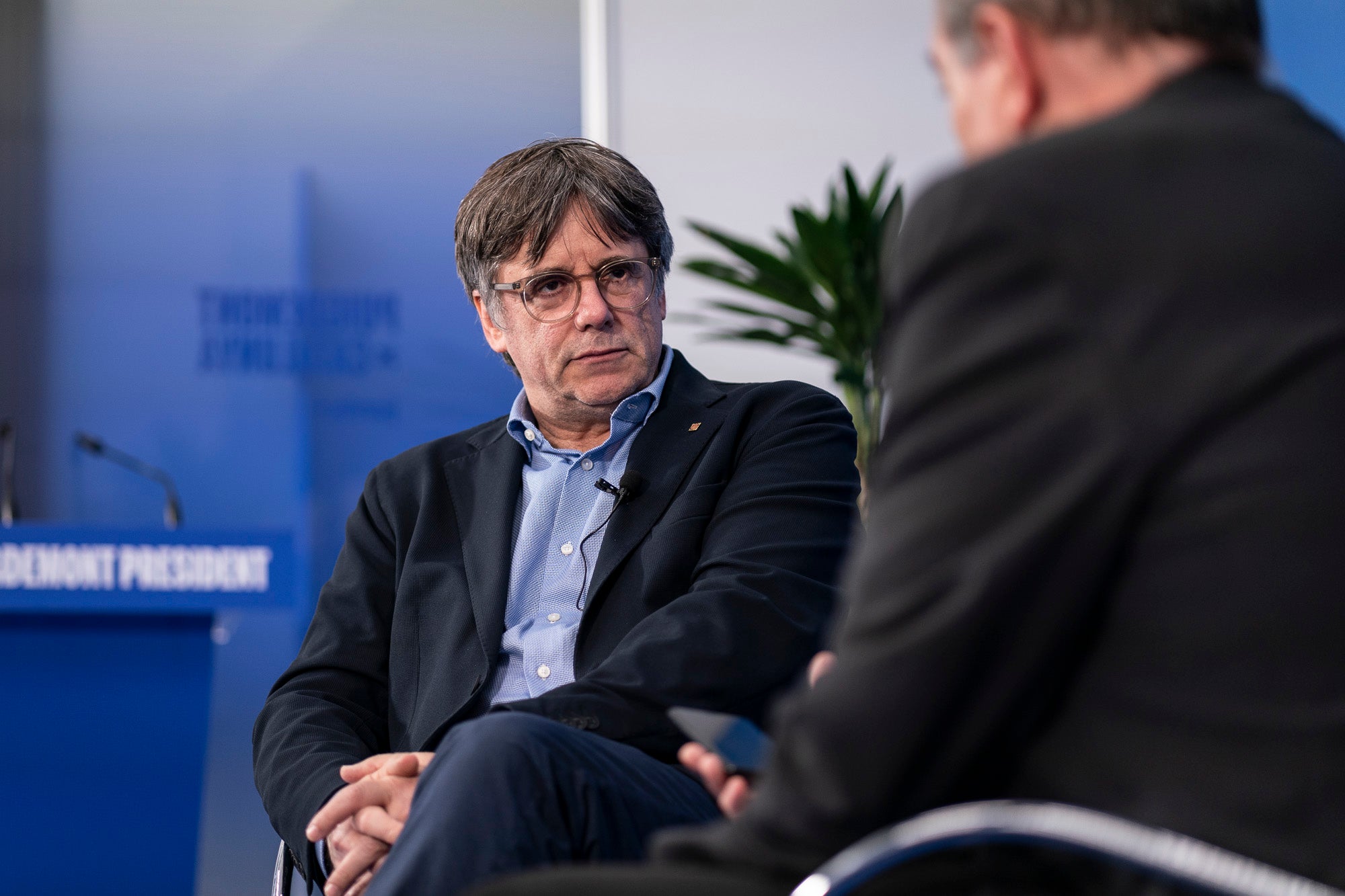Carles Puigdemont, candidat de Junts a les eleccions del 12 de maig, Argelers 08-05-2024 / Mireia Comas