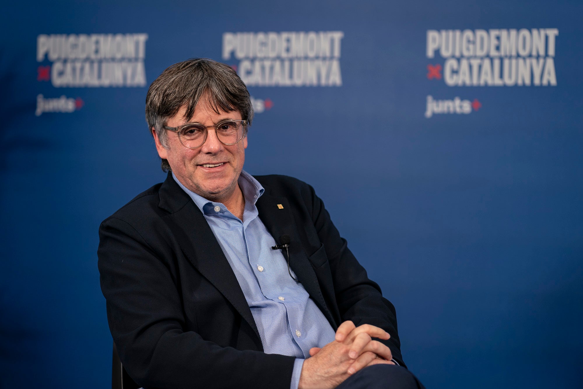 Carles Puigdemont, candidat de Junts a les eleccions del 12 de maig, Argelers 08-05-2024 / Mireia Comas