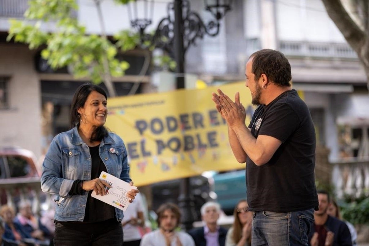 Els exdiputats de la CUP Anna Gabriel i David Fernández / EP