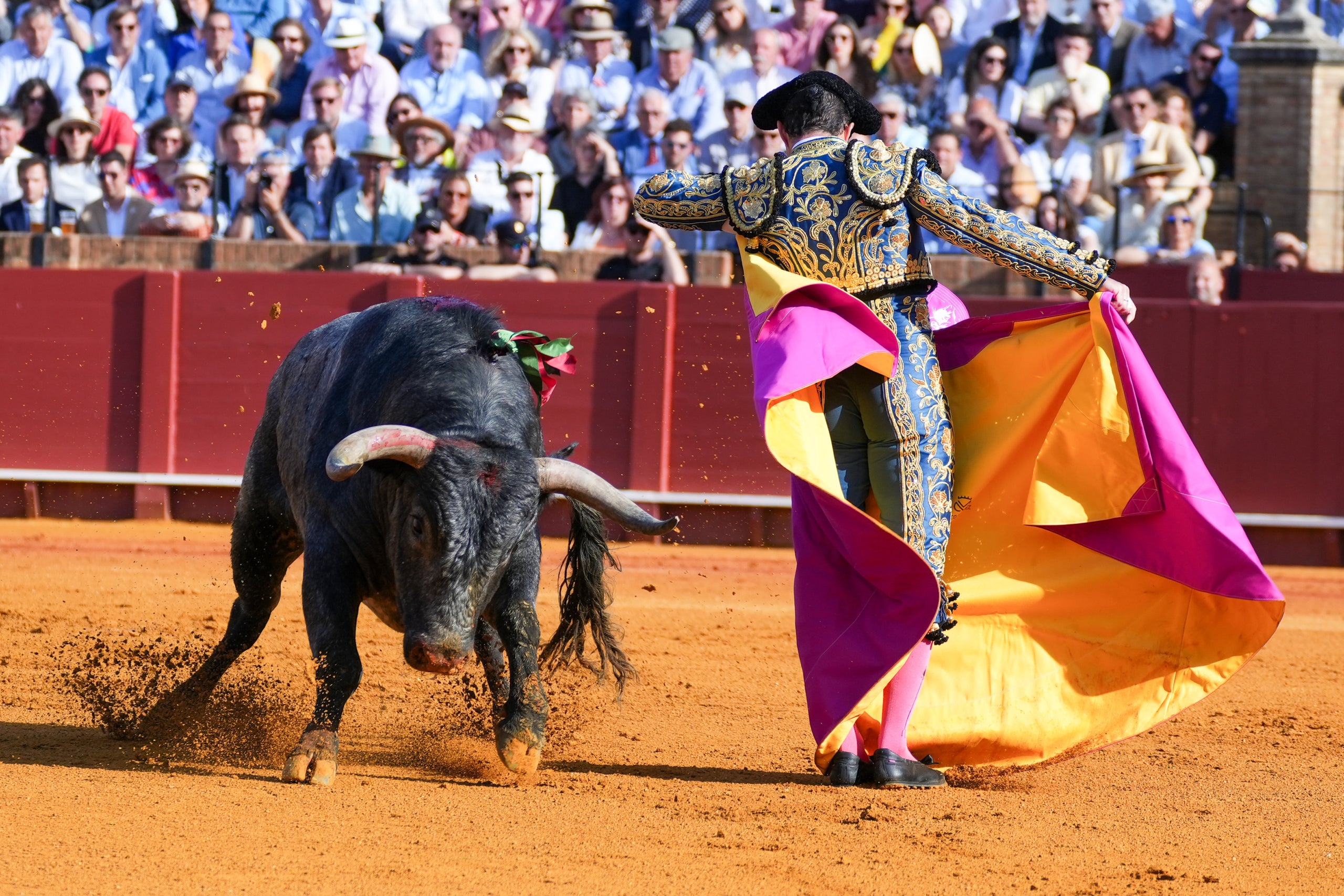 El torero David Fandila 'El Fandi' durant la seva feina a la Maestranza, Sevilla / EP