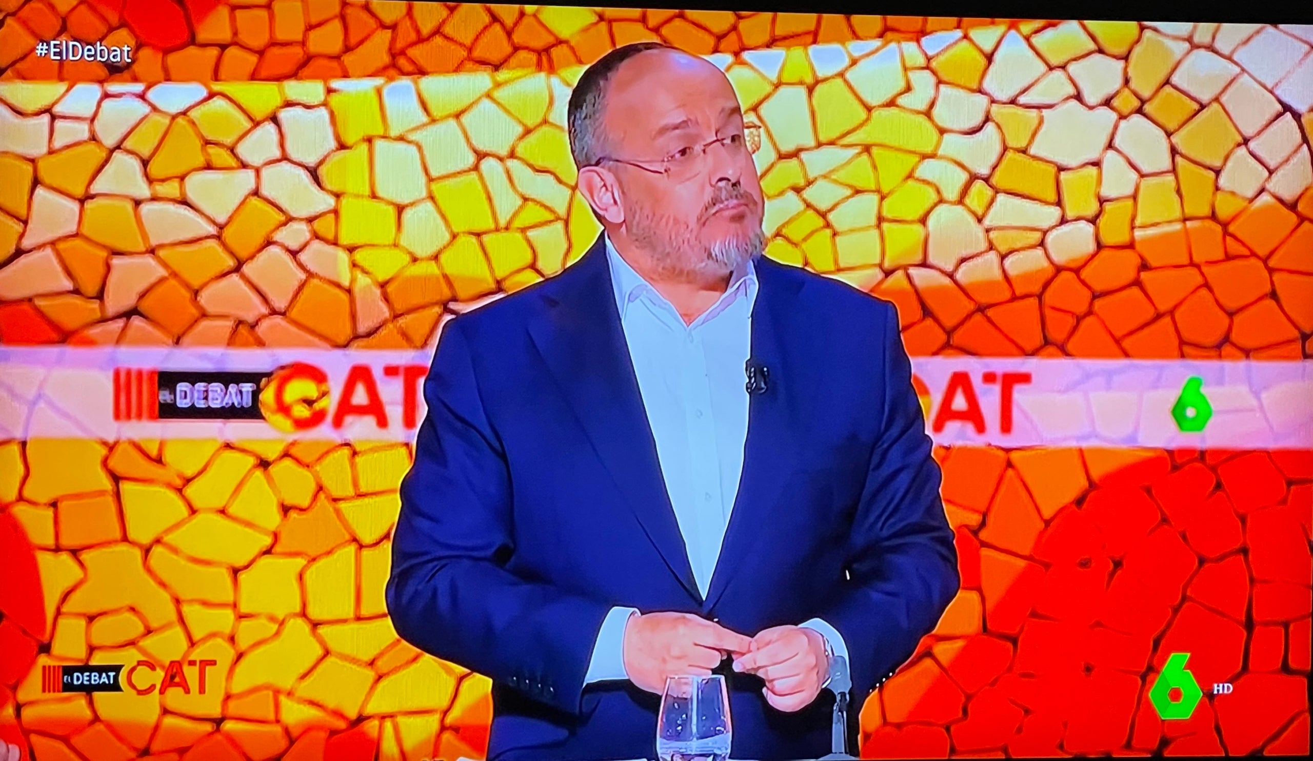 Alejandro Fernández, en un moment del debat