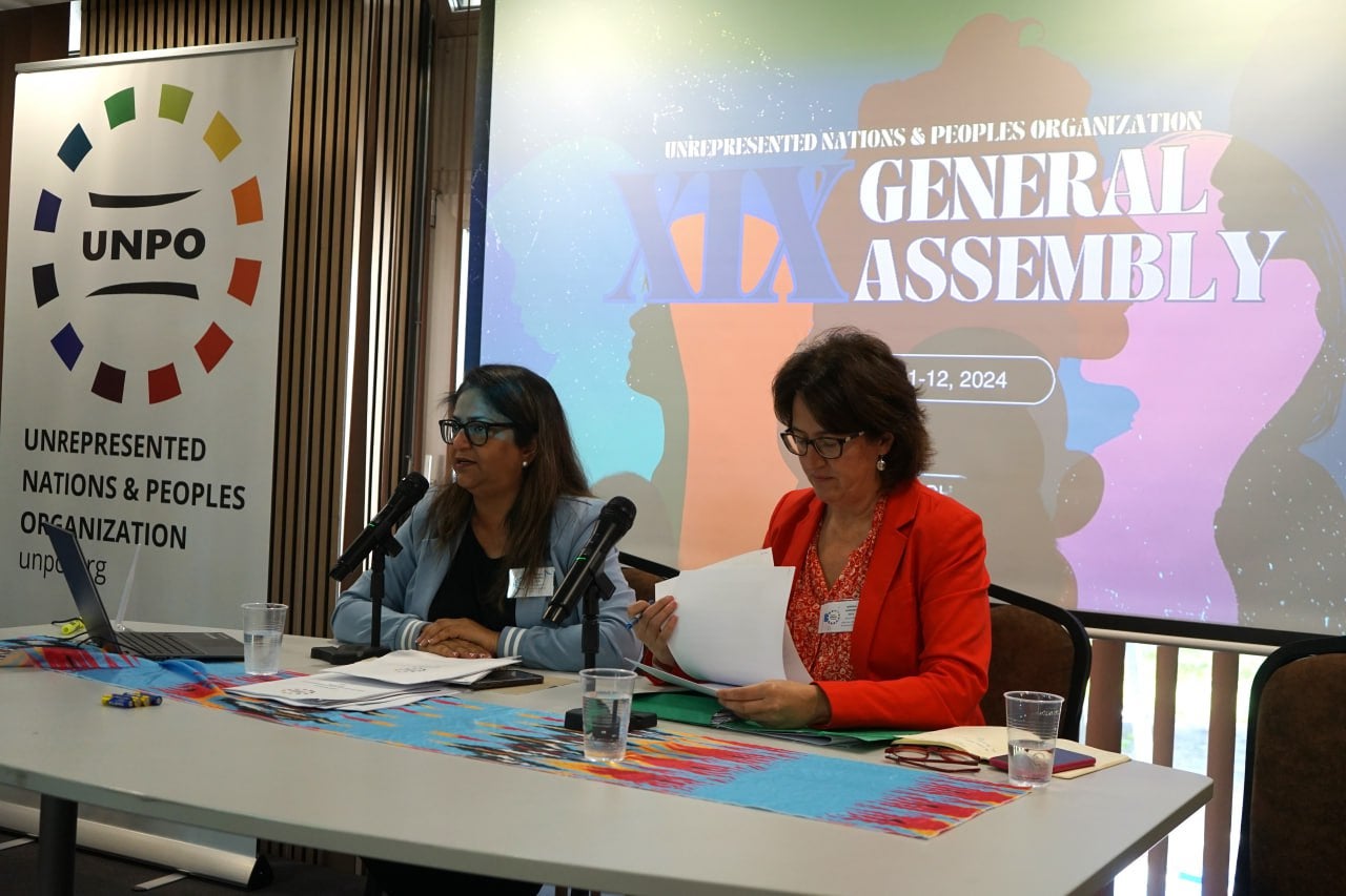 Durant l’Assemblea General de l’UNPO que ha tingut lloc aquest cap de setmana, s’ha escollit 
Elisenda Paluzie vicepresidenta de l'organització, amb Rubina Greenwood,com a presidenta / ANC