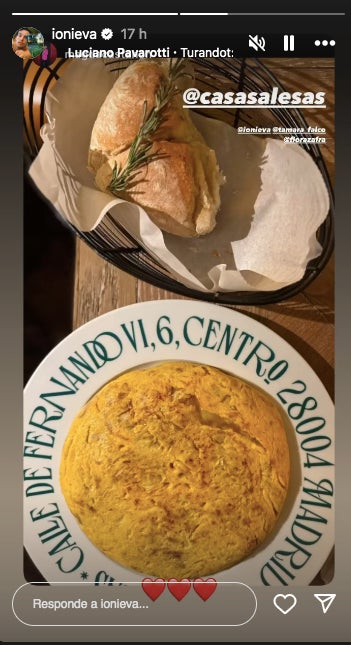 Íigo comparteix les fotos dels plats que fan els clients - Instagram