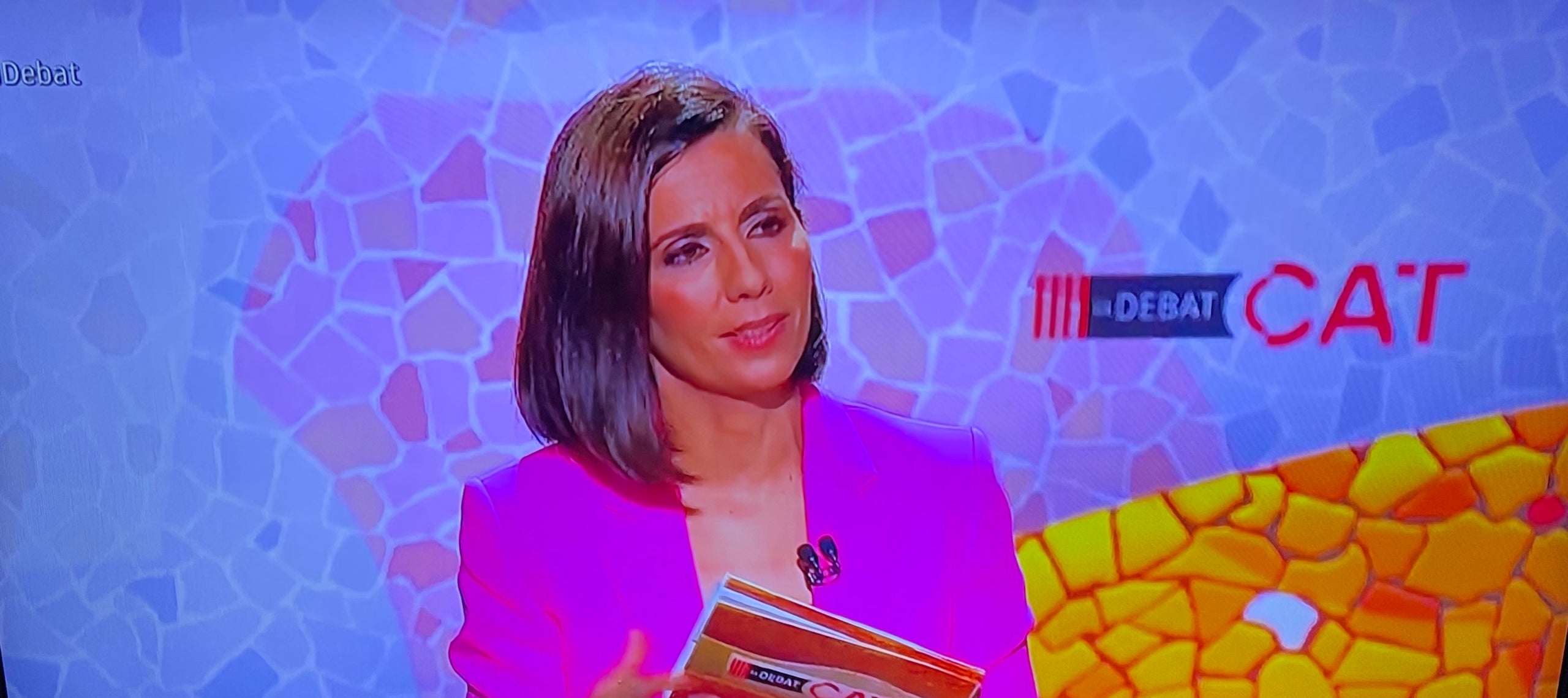 Ana Pastor, durant el debat