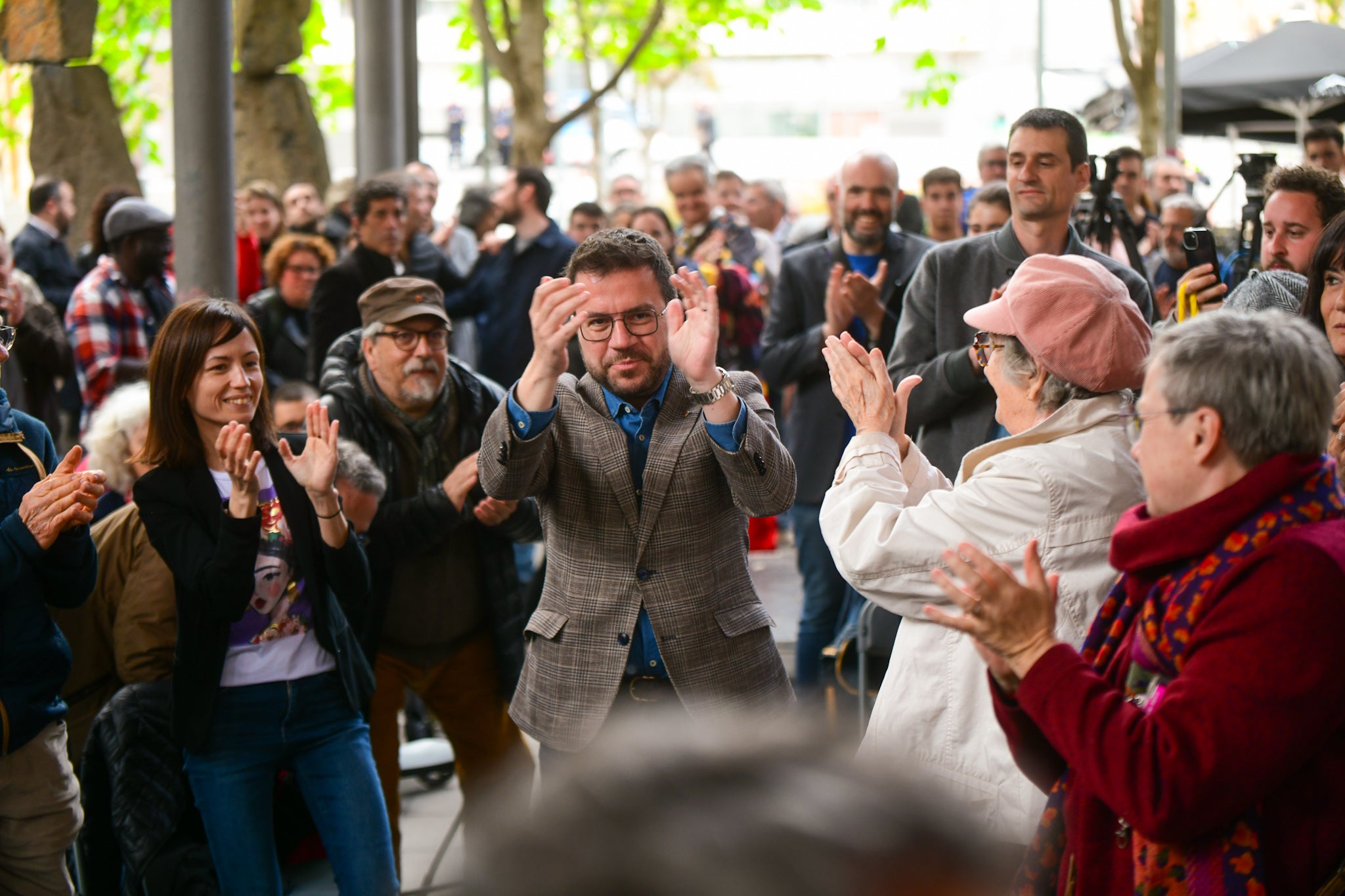 El president de la Generalitat i candidat d'ERC, Pere Aragonès Esquerra Republicana / Marc Puig