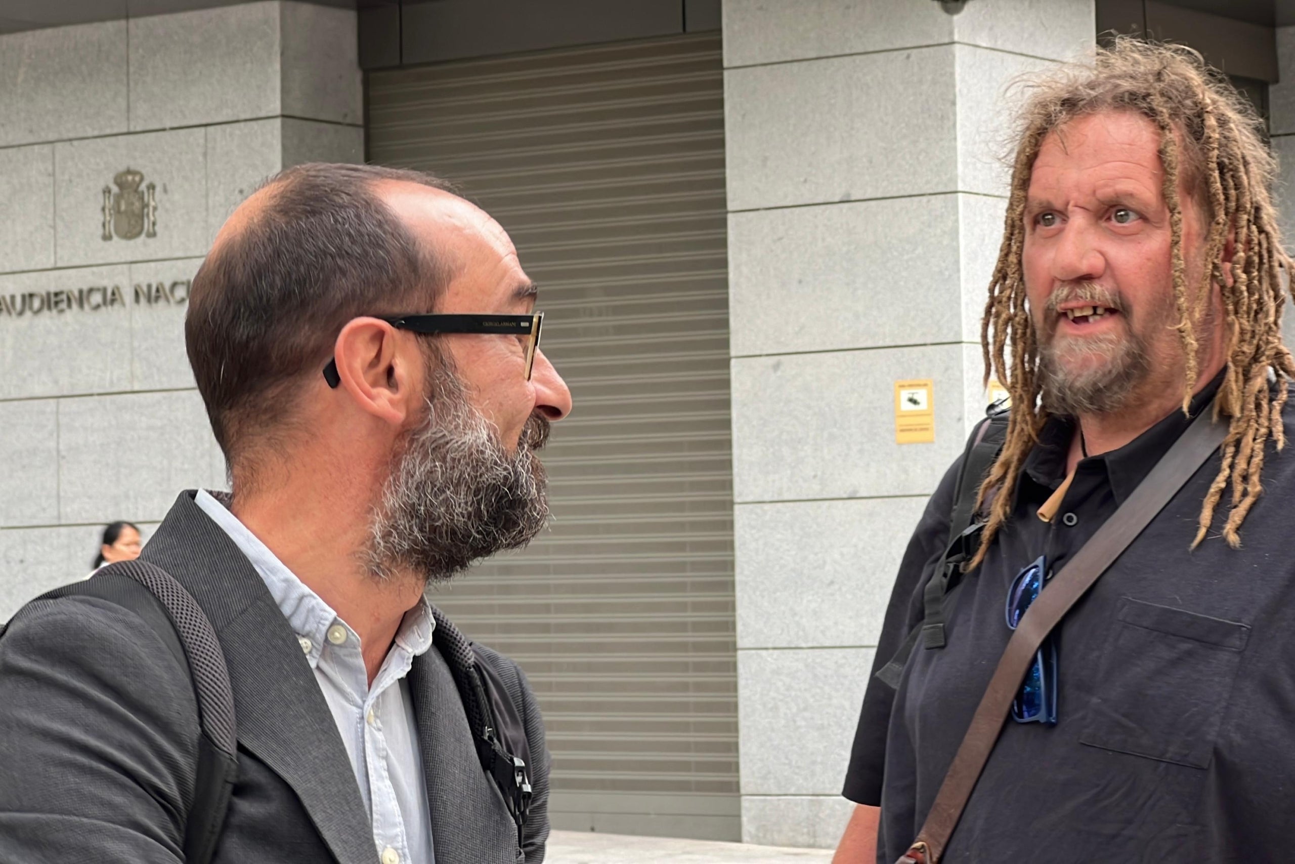 Un advocat i un dels acusats del 'cas Judes', aquest dijous a l'Audiència Nacional | Miquel Vera (ACN)