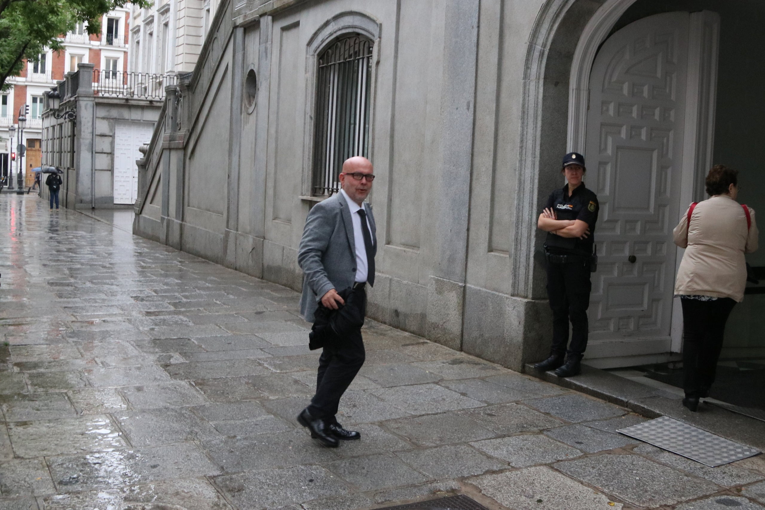 Gonzalo Boye, a l'entrada del Tribunal Suprem/Arxiu El Món