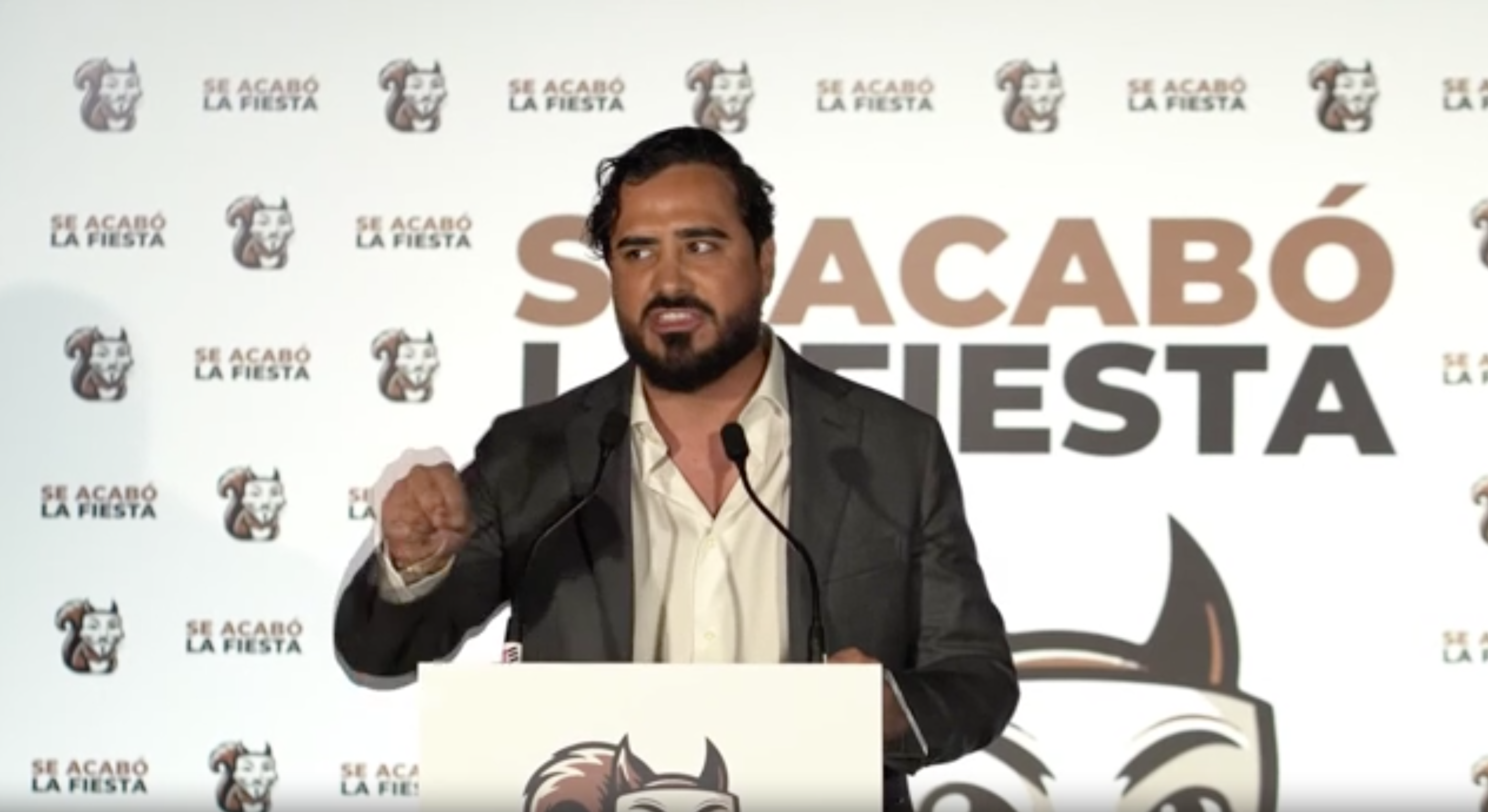 L'agitador ultra Alvise Pérez, líder de 'S'ha acabat la festa' / ACN
